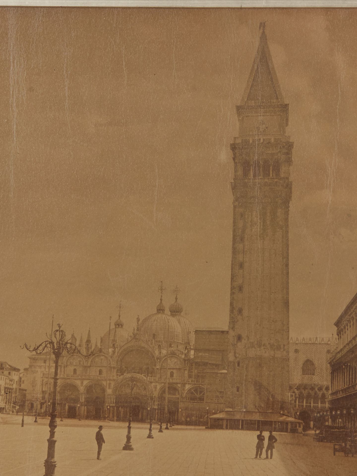 ANTIQUE PHOTOGRAPH, ST MARK'S BASILICA VENICE, 19TH CENTURY - Image 3 of 6