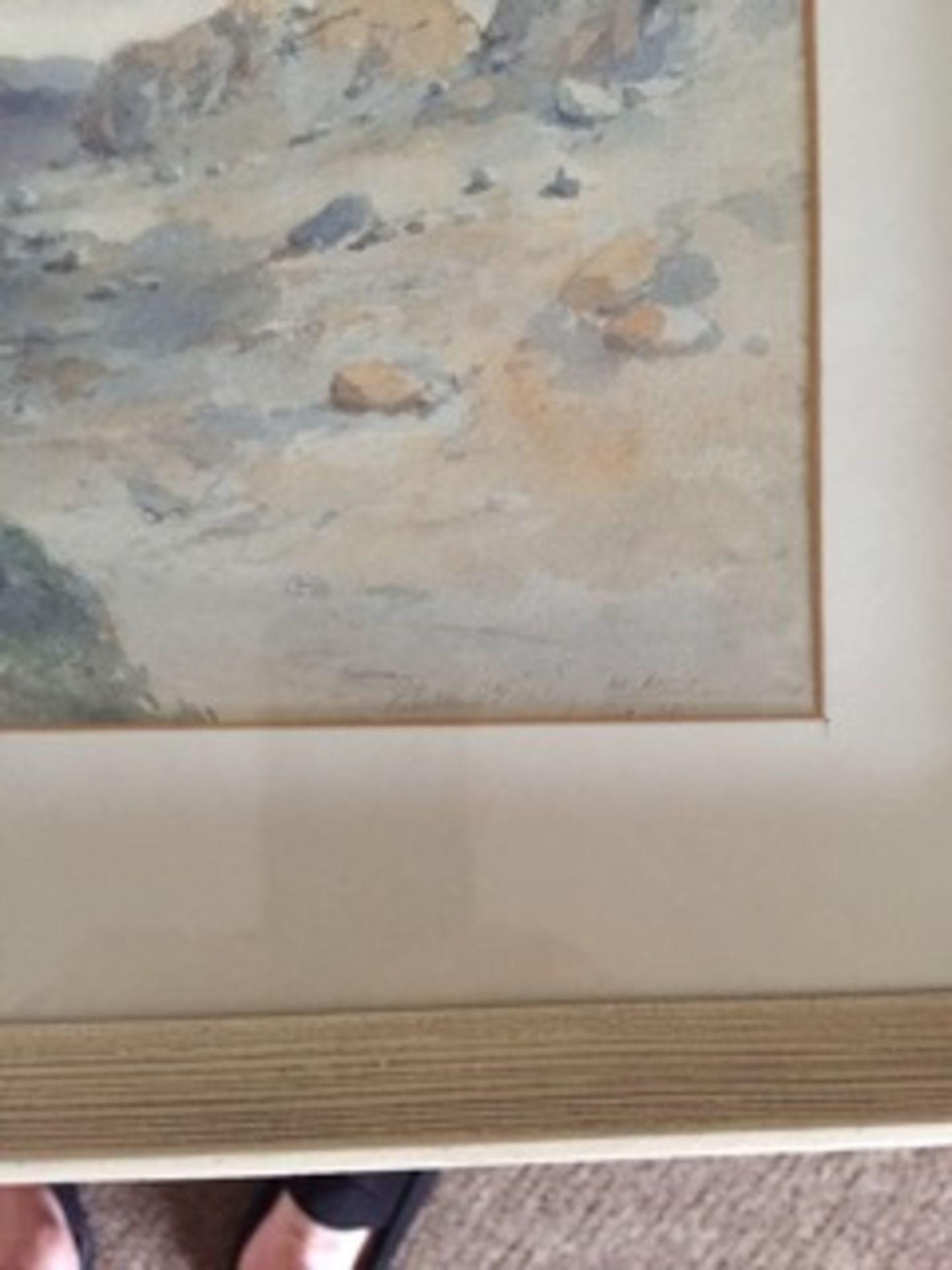 Water colour by Edwin Aaron Penley 1853-1890 - Bild 5 aus 5