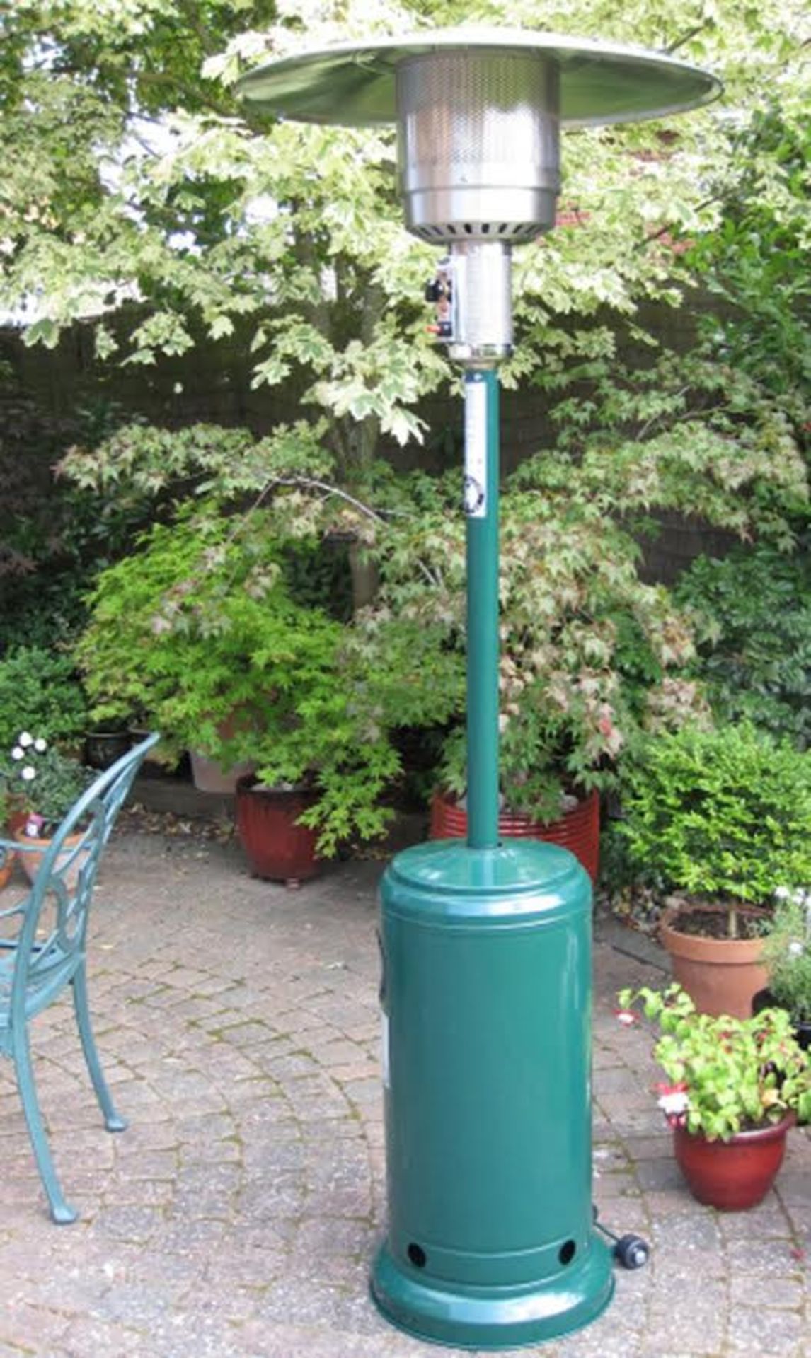 Brand New & Boxed Outdoor Patio Heater GREEN Material: steel with powder coated, CE Certification