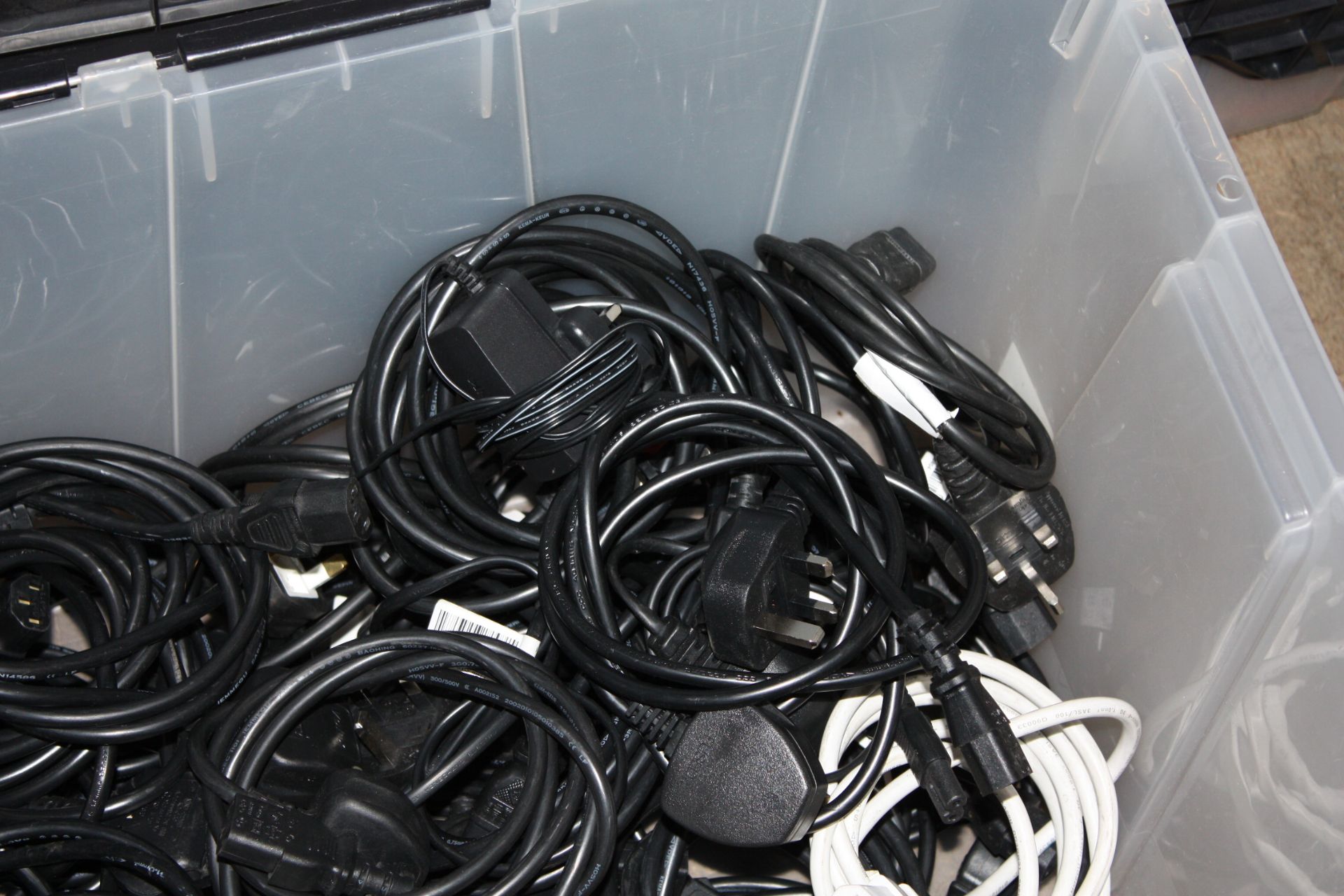 3 x large boxes of routers , net gear , cables , extension leads phone cables etc etc - Image 3 of 3