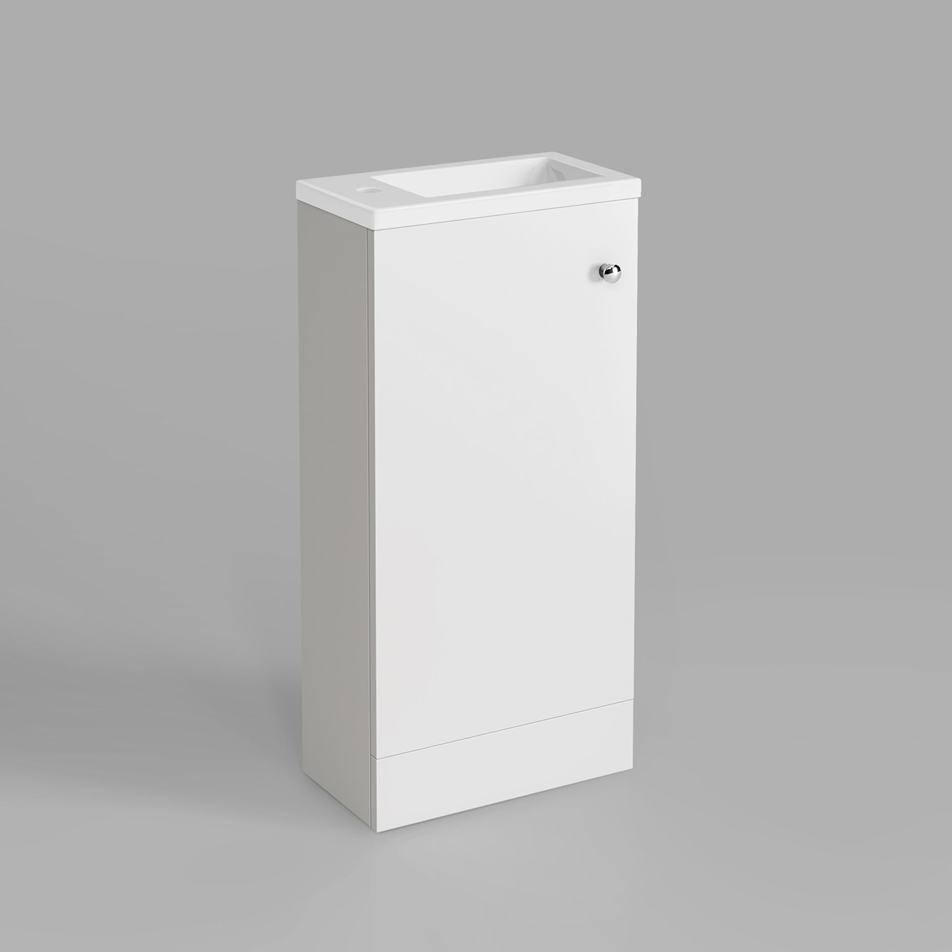 PALLET OF 10 x 400mm Blanc Matte White Basin Unit - Floor Standing. RRP £199.99 each, giving this - Image 4 of 5