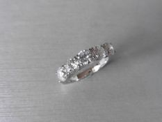 2.00ct diamond five stone ring. 5 brilliant cut diamonds, I/J colour, si2-3 clarity. 4 Claw