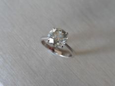 2.00ct diamond solitaire ring with an enhanced brilliant cut diamond. J colour and I1-2 clarity. Set