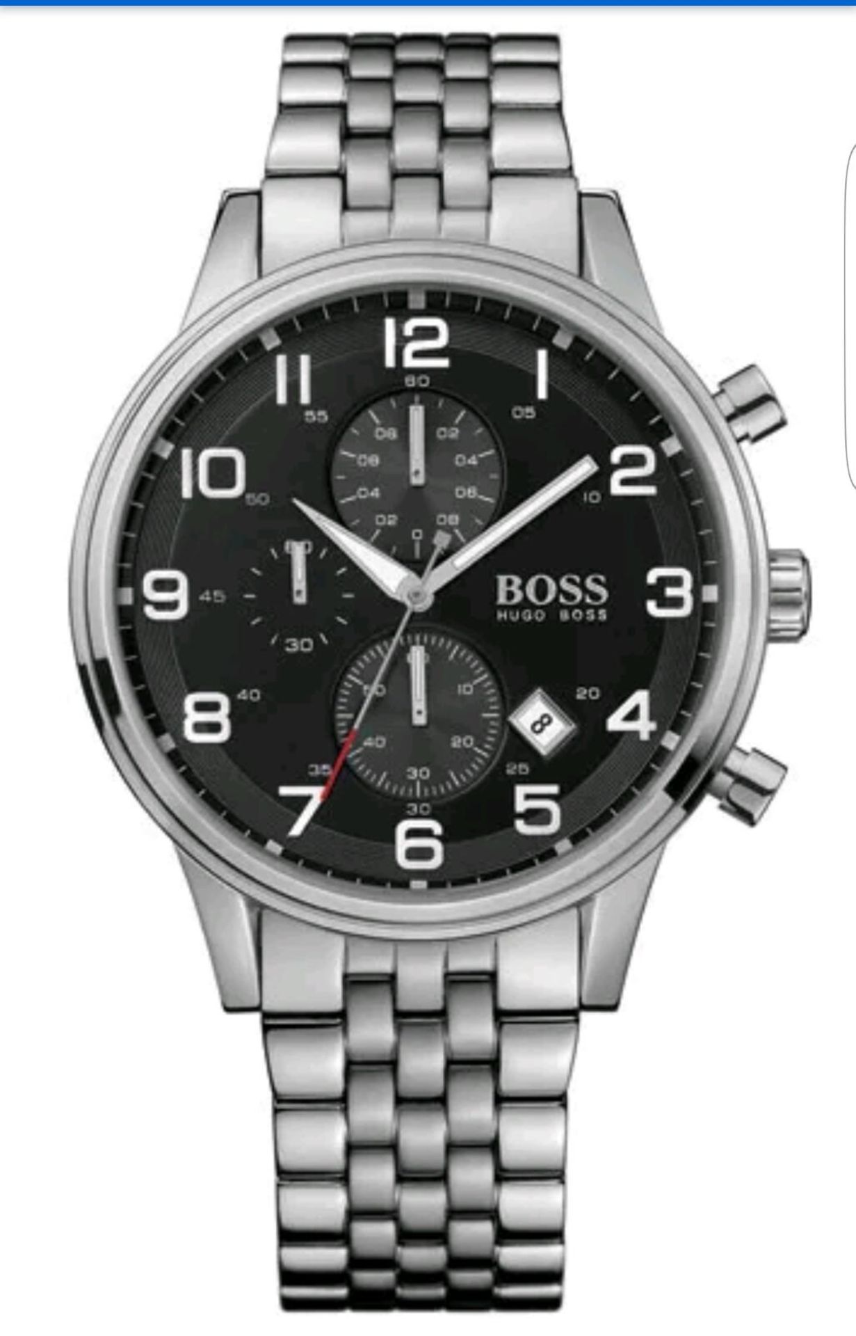 BRAND NEW GENTS HUGO BOSS WATCH, HB1512446, COMPLETE WITH ORIGINAL BOX AND MANUAL - RRP £449