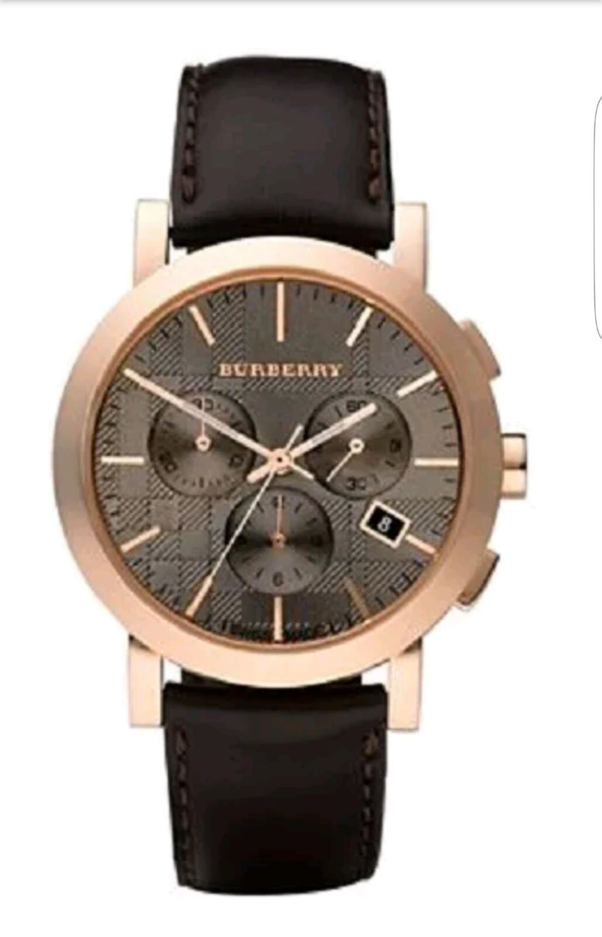 BRAND NEW GENTS BURBERRY WATCH, BU1863, COMPLETE WITH ORIGINAL BOX AND MANUAL - RRP £399