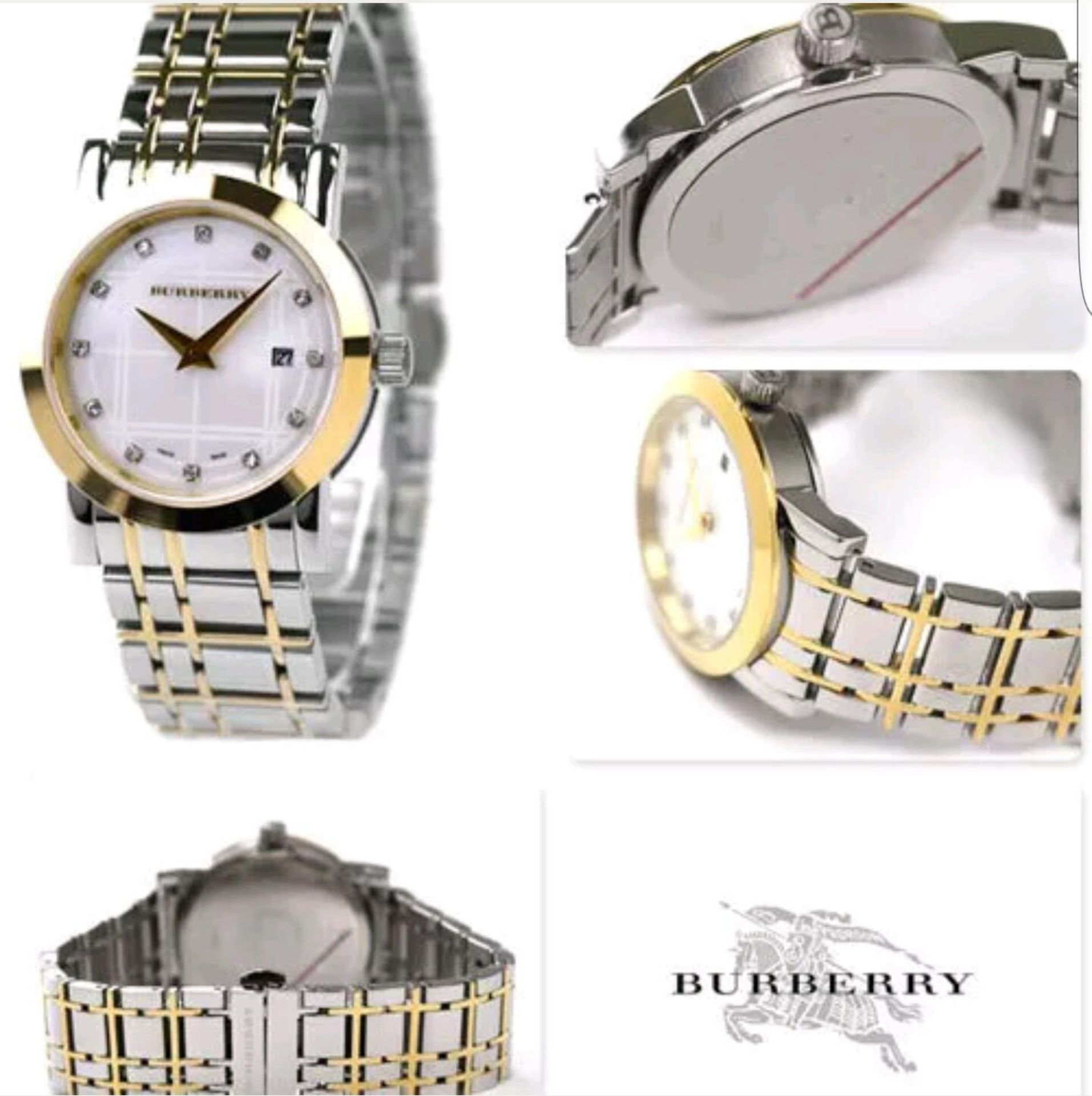 BRAND NEW LADIES BURBERRY WATCH, BU1375, COMPLETE WITH ORIGINAL BOX AND MANUAL - RRP £399 - Image 2 of 2
