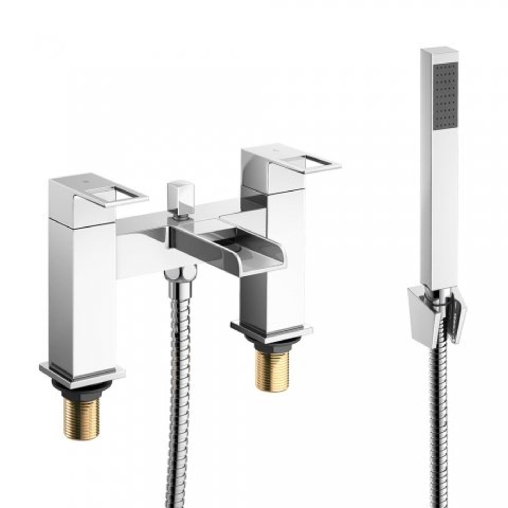 (K163) Everest II Waterfall Bath Mixer Tap with Hand Held Shower. RRP £199.99. Presenting a - Image 2 of 3