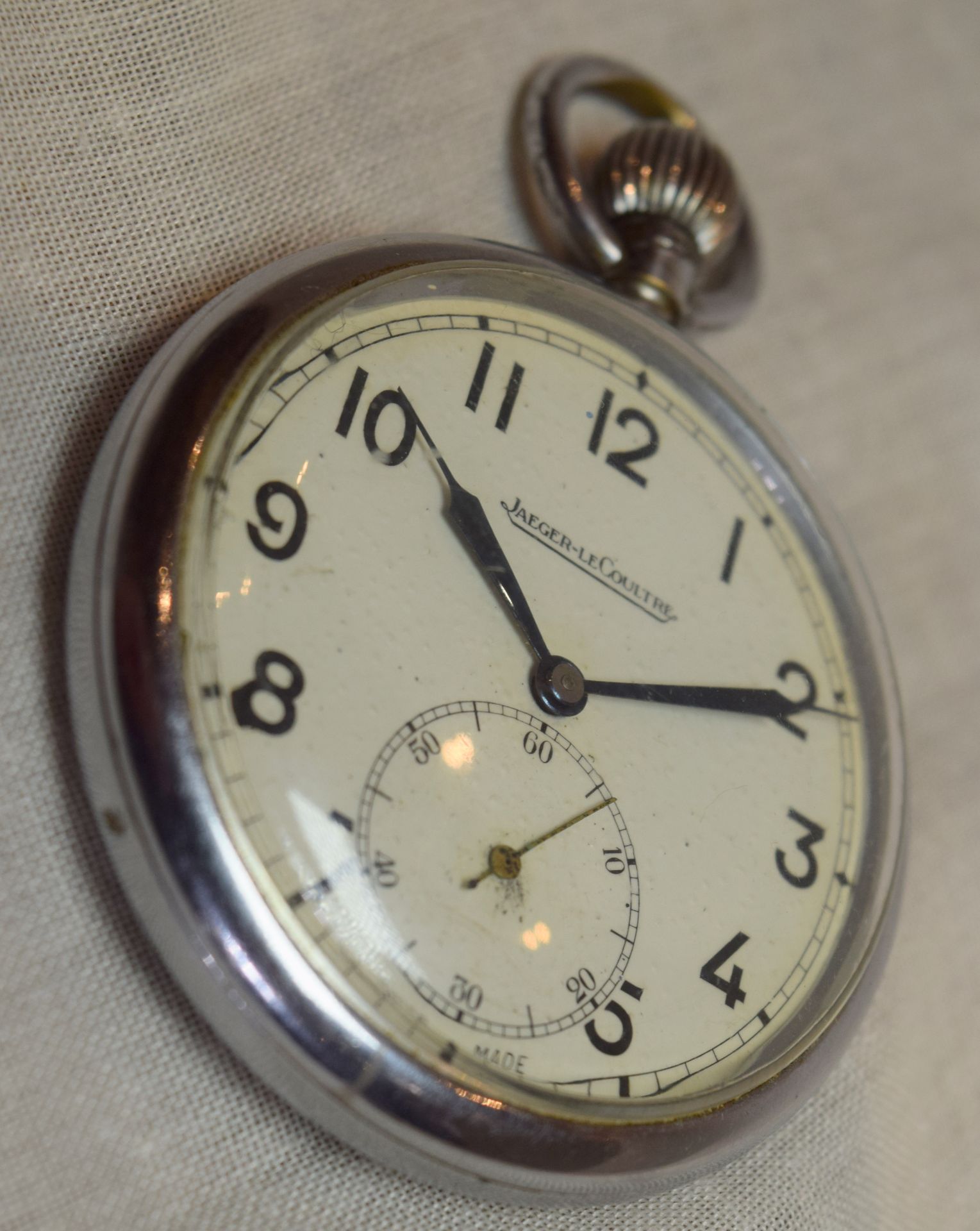 Jaeger LeCoultre WW2 Military Pocket Watch - Image 3 of 6