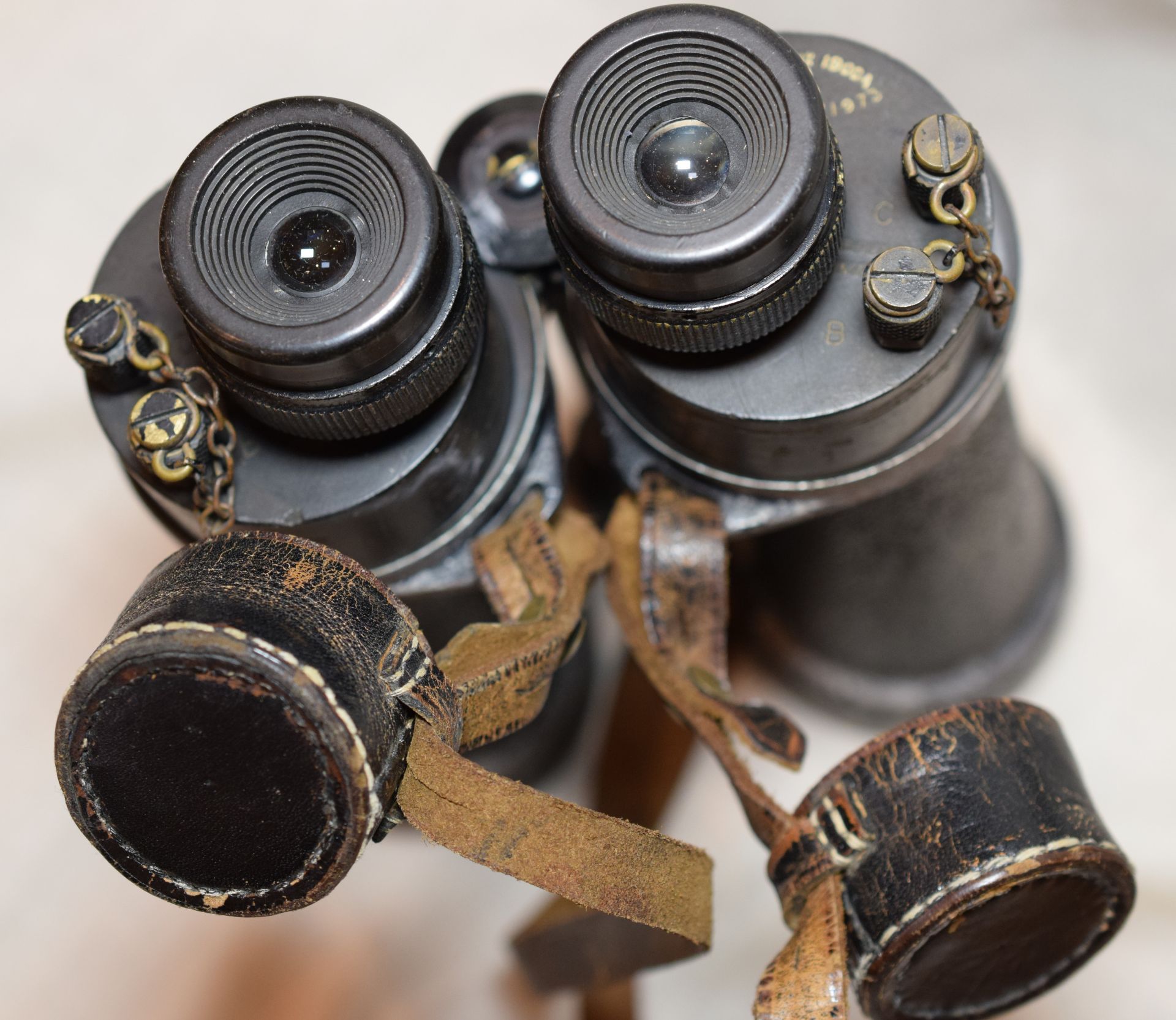 Barr & Stroud London British WWII Military Binoculars 7x50 c1940 NO RESERVE! - Image 4 of 7