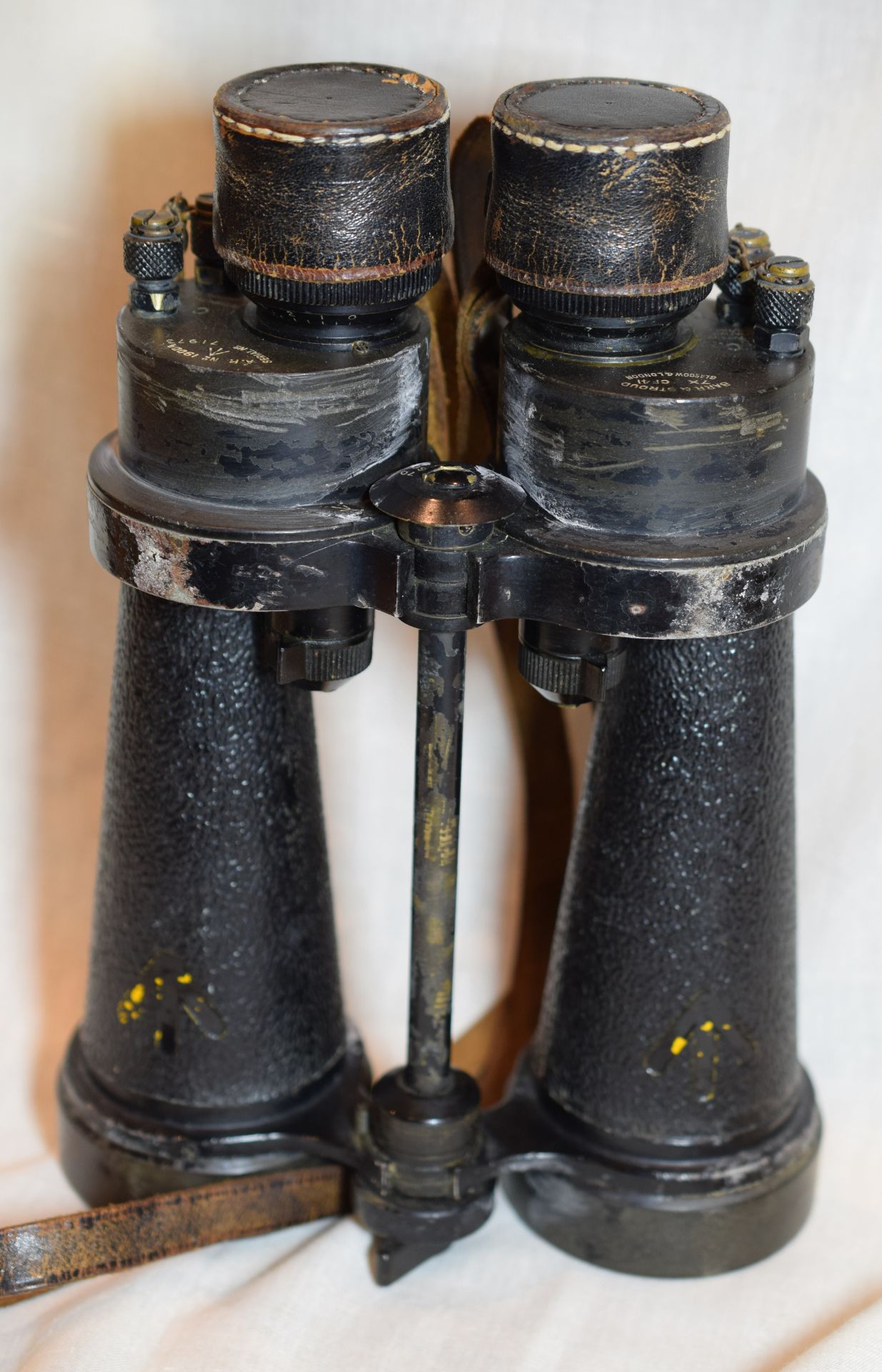 Barr & Stroud London British WWII Military Binoculars 7x50 c1940 NO RESERVE! - Image 5 of 7