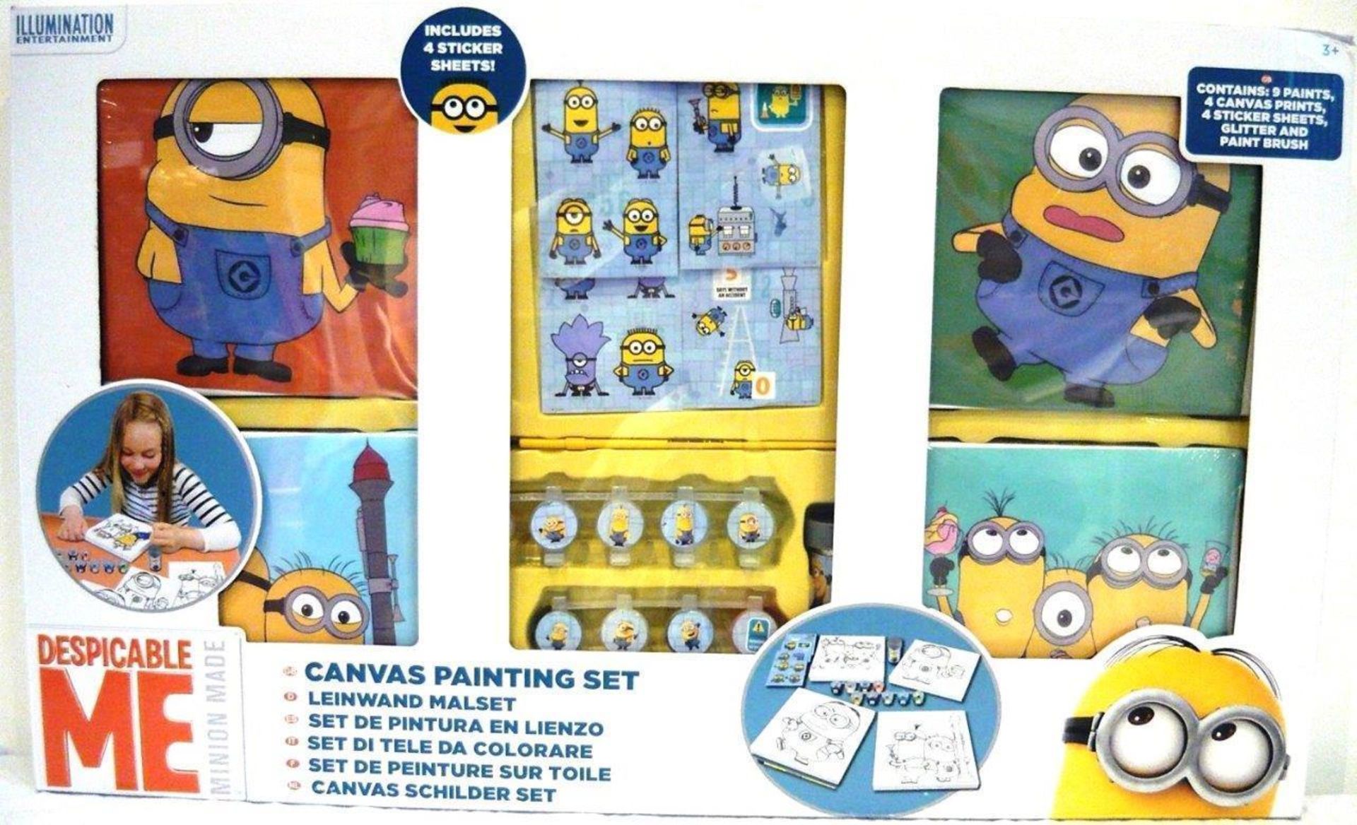 Dispicable me canvas painting set - damaged box