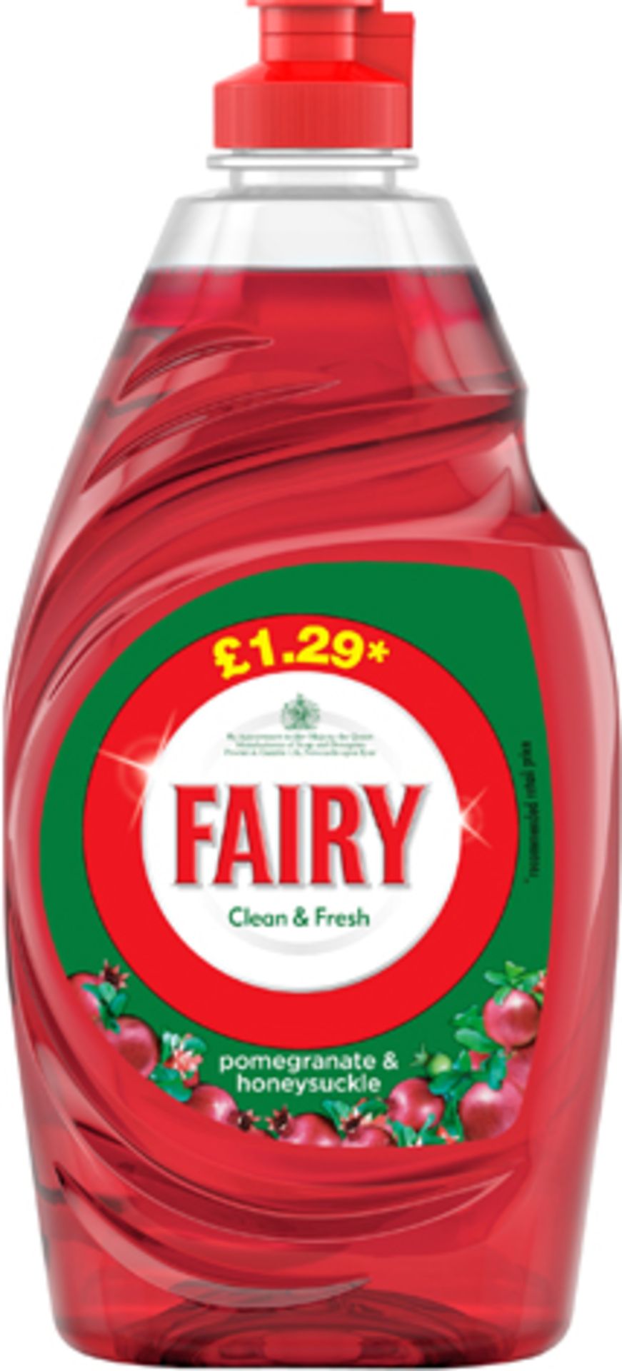 Fairy Washing Up Liquid Pomegranate 433ml x 20, Postage available by ParcelForce Express 48 £9.99