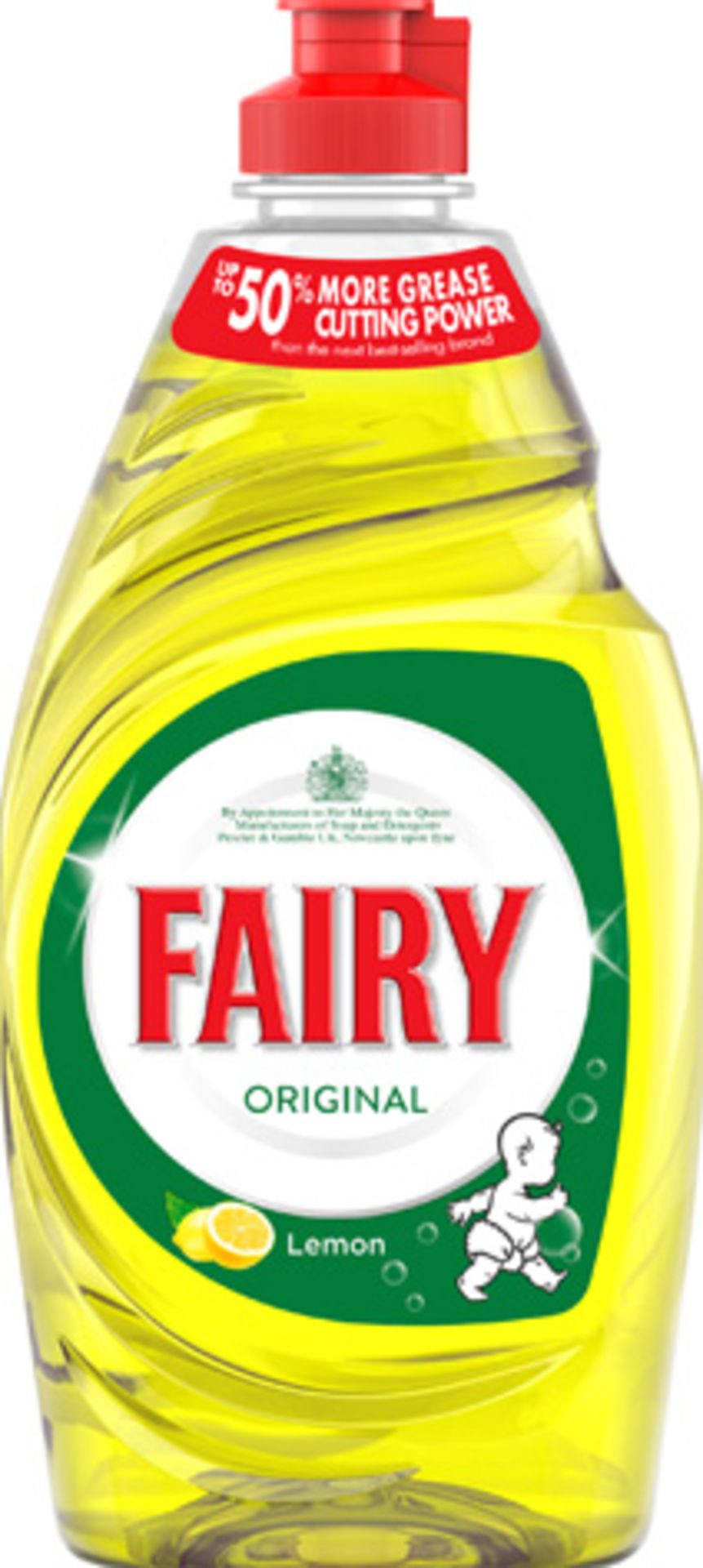 Fairy Washing Up Liquid Lemon 433ml x 100, Postage available by ParcelForce Express 48 £29.99