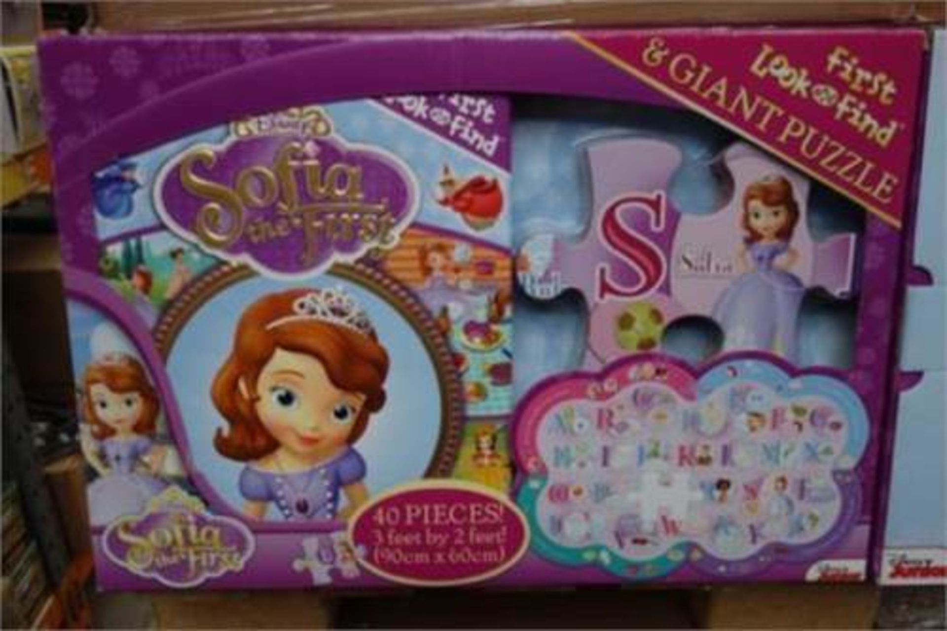 Joblot 24x Disney Sofia the First. First Look and Find & Giant Puzzles BNIB