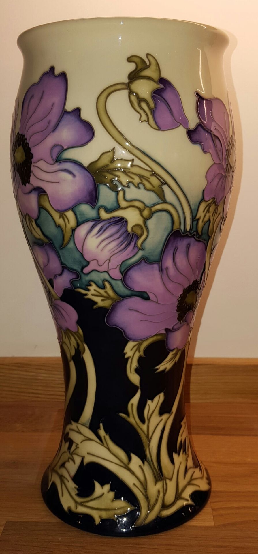 Moorcroft Trial Vase 31cm tall. 'Daughter of the Wind'