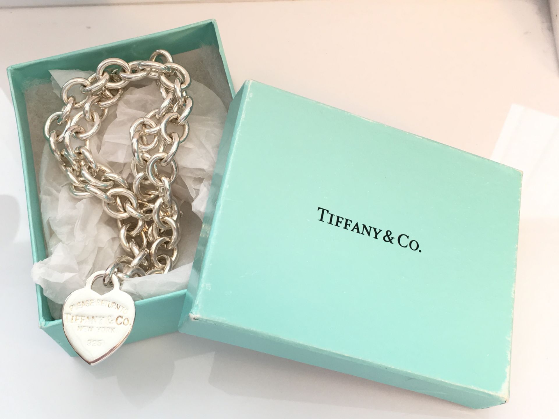 Tiffany Necklace with box - Image 3 of 3