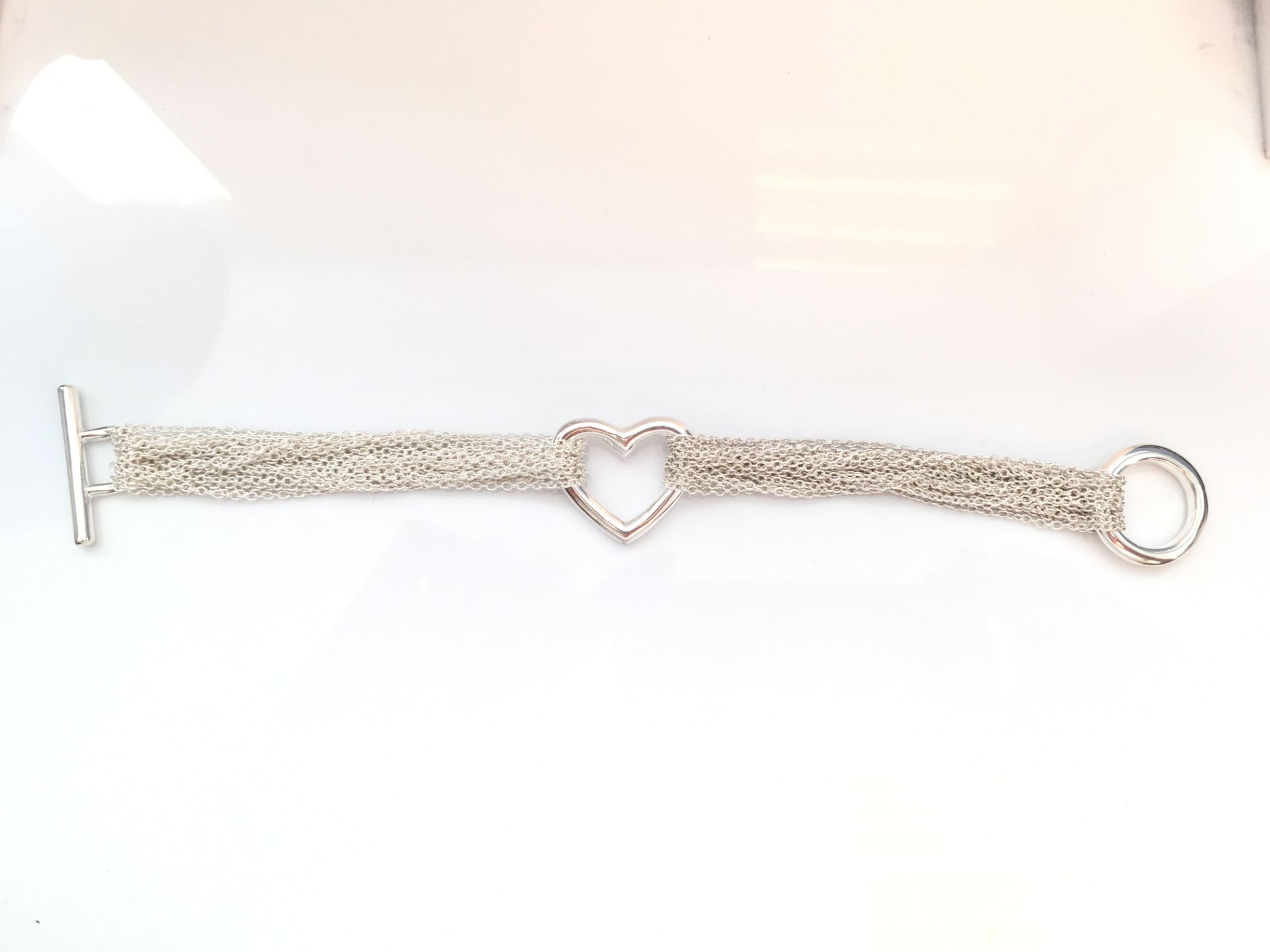 Tiffany Heart shaped Bracelet with bag
