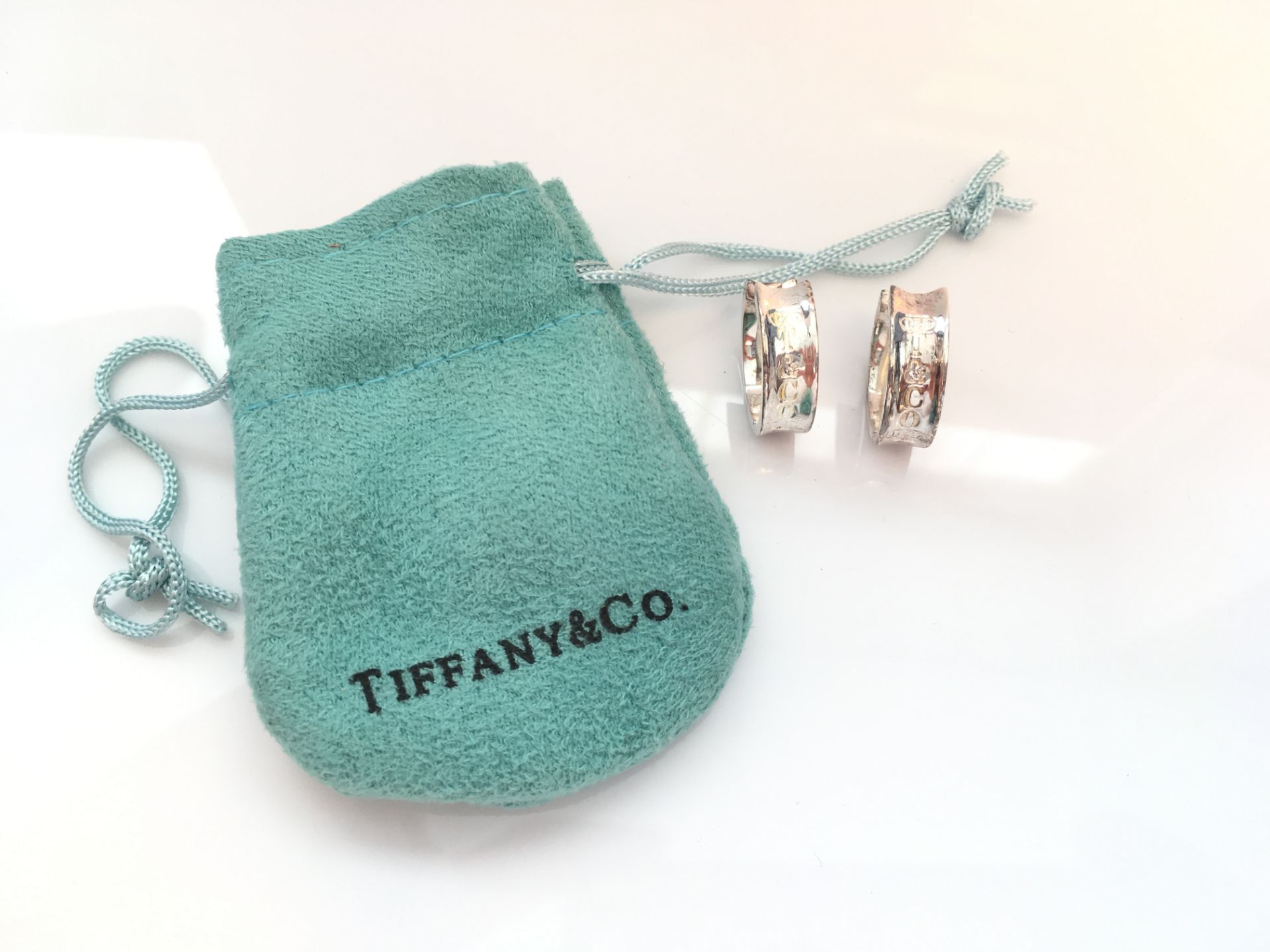 Tiffany Earrings with bag