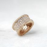 Bulgari 18k Rose Gold 2.30ct Diamond B.Zero1 Ring