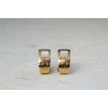 Audemars Piguet 18k Yellow Gold Mabe Pearl & Diamond Earrings