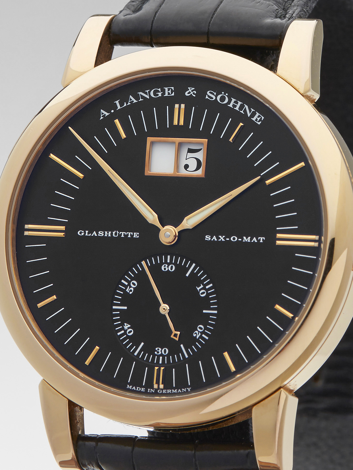 A. Lange & Sohne Grand Langematik Grand Langematik 40mm 18k Rose Gold 309.031 - Image 3 of 9