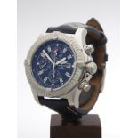 Breitling Super Avenger Super Avenger Blue 47mm Stainless Steel A13370