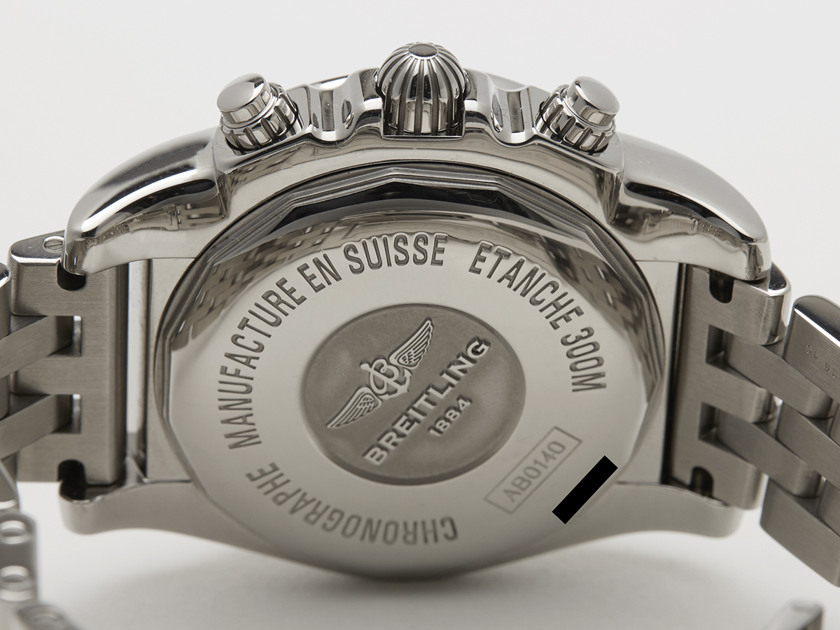 Breitling Chronomat Chronomat Mother of Pearl/Diamonds 41mm Stainless Steel AB014012/G712 - Image 8 of 9