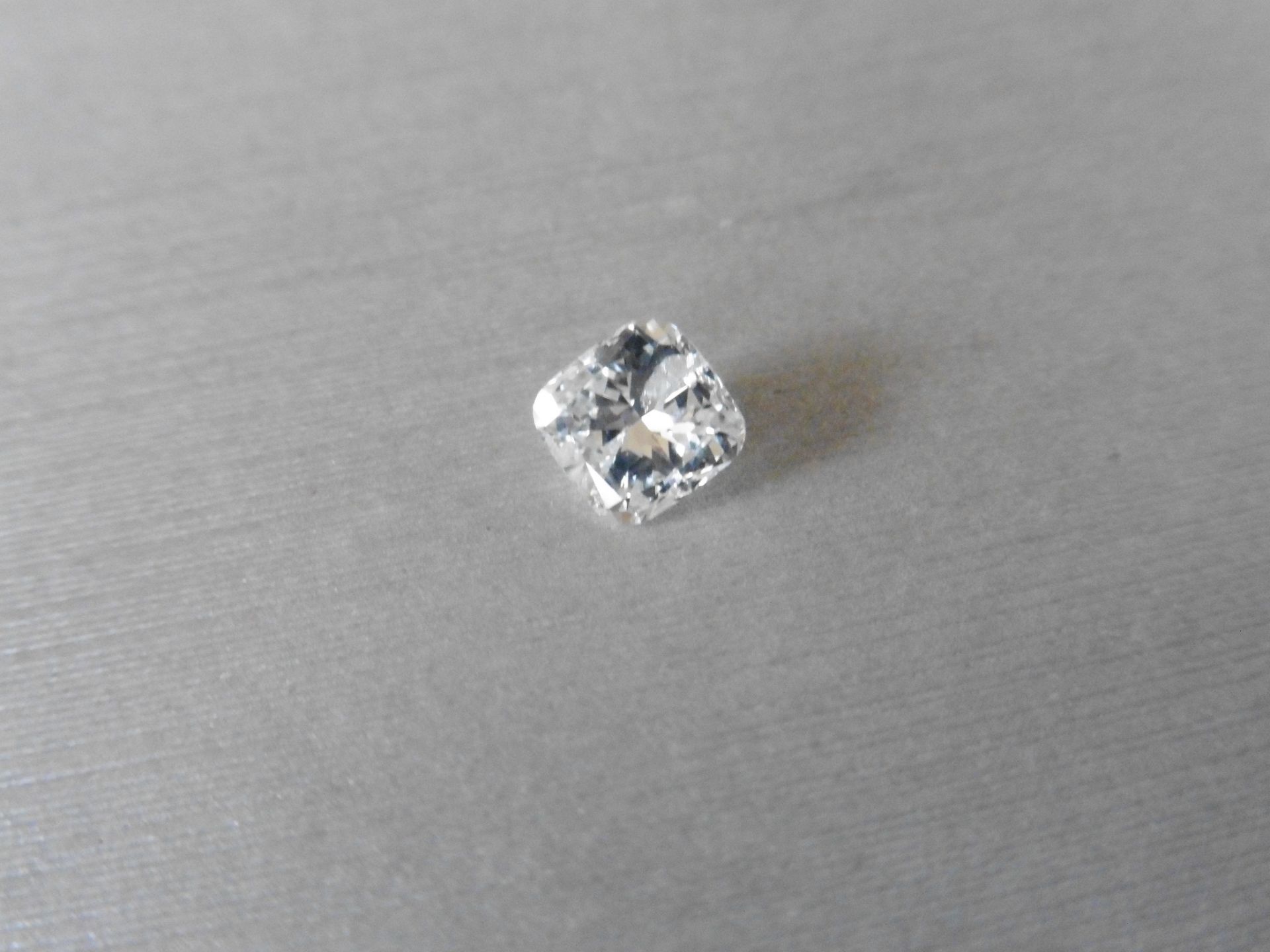 1.02ct square cut diamond. G colour, Si3 clarity. Measurements – 6.48 x 6.06 x 3.10mm. Ideal for