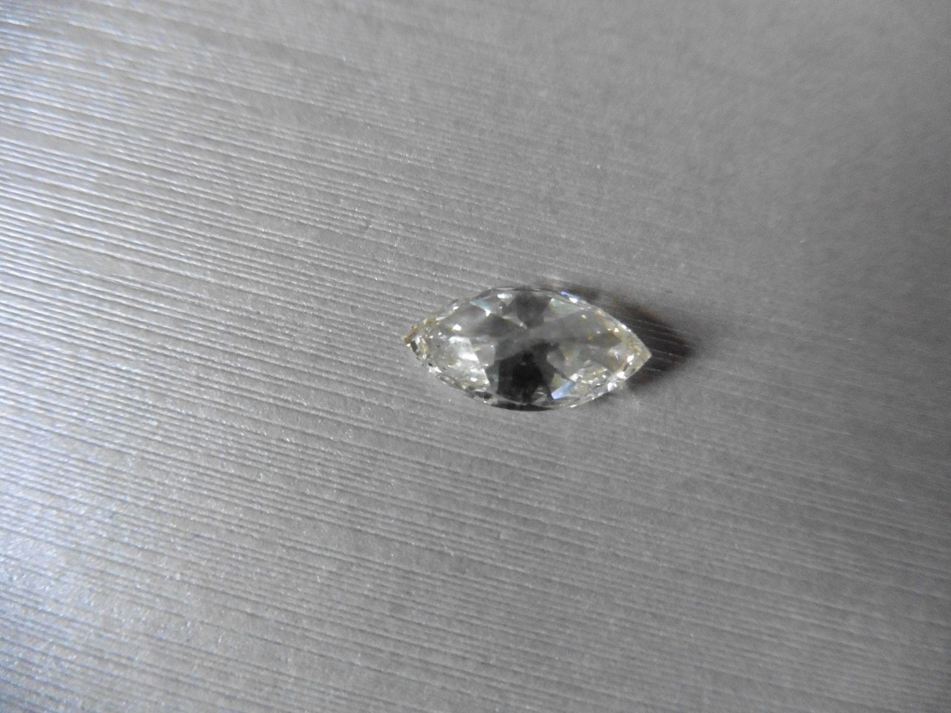 2.35ct marquise cut diamond. I Colour, VS clarity. Measures 12.89 x 6.62 x 4.09mm. No certification. - Image 5 of 5