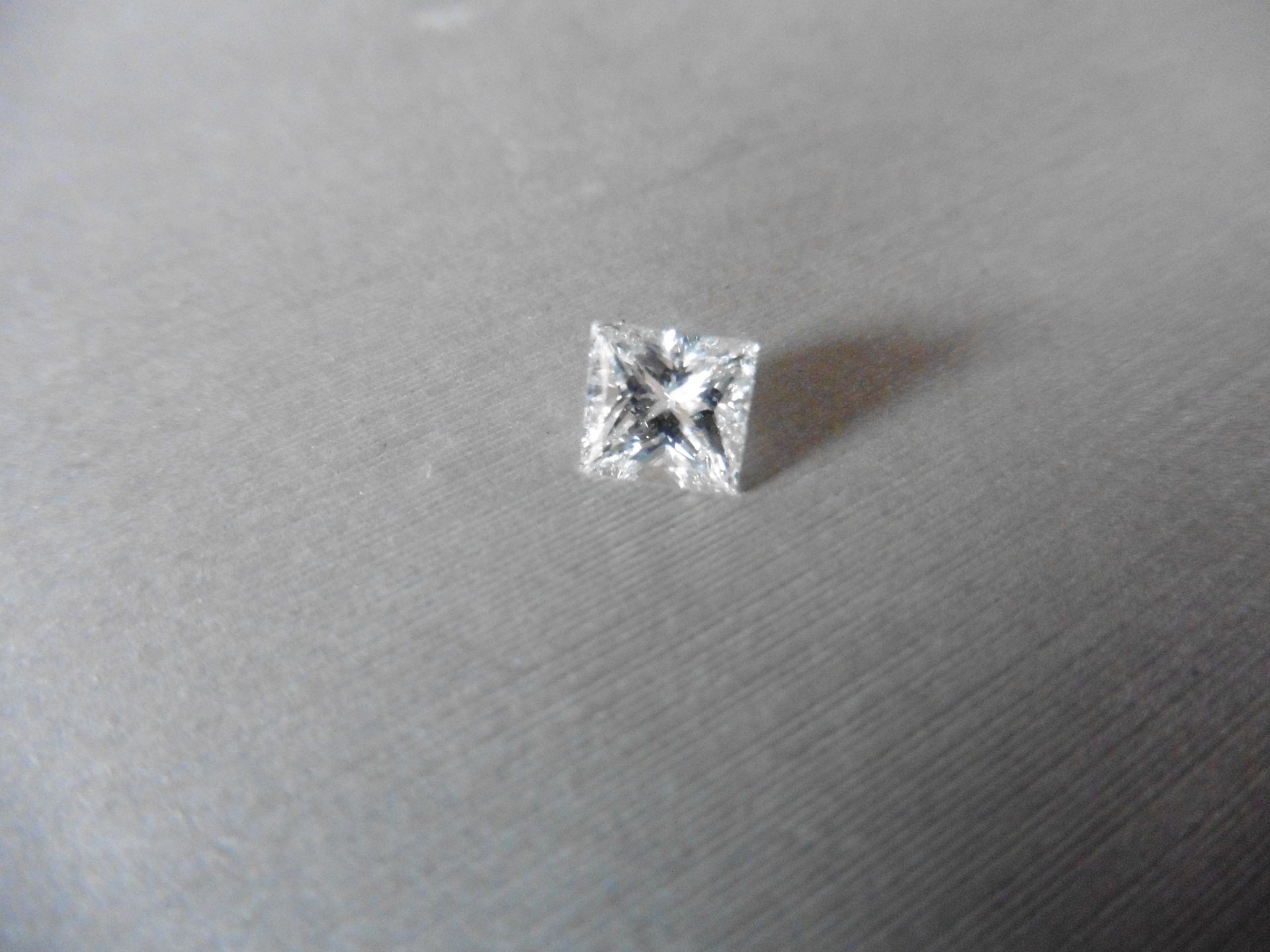 1.20ct single princess cut diamond, G colour VS2 clarity. Measures 6.03 x 5.79 x 4.14mm. GIA