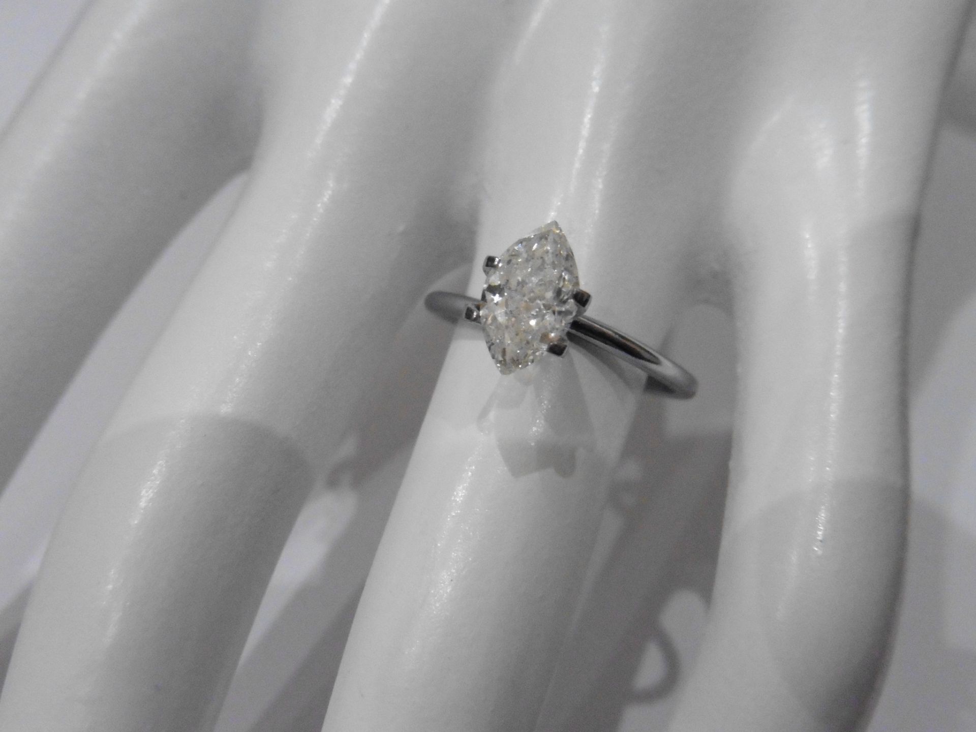 1.20ct marquise cut diamond. G colour, SI3 clarity. Measurements – 9.74 x 5.64 x 3.54mm. Ideal for - Image 7 of 7