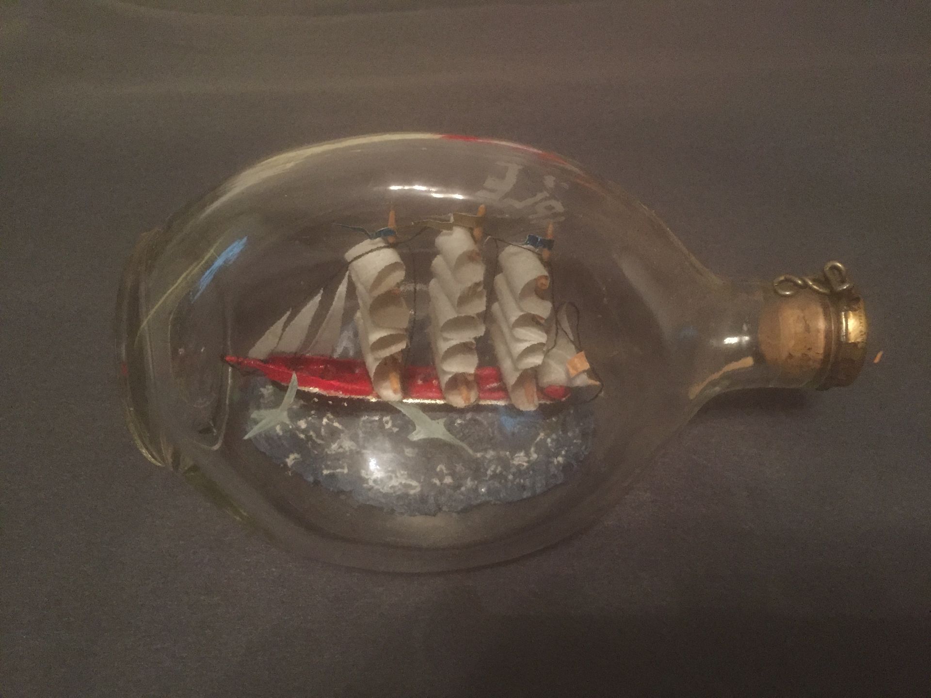 No Reserve VINTAGE HAIG DIMPLE SHIP IN A BOTTLE