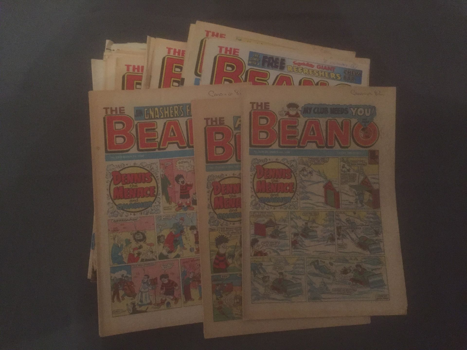 No Reserve SELECTION OF THE BEANO COMICS FROM 1980'S & 1990'S