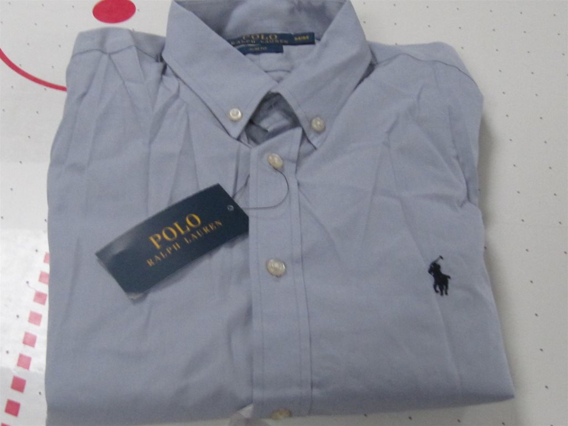 Ralph Lauren Shirt. Grey. Free Shipping when you Win 2 Lots or more.