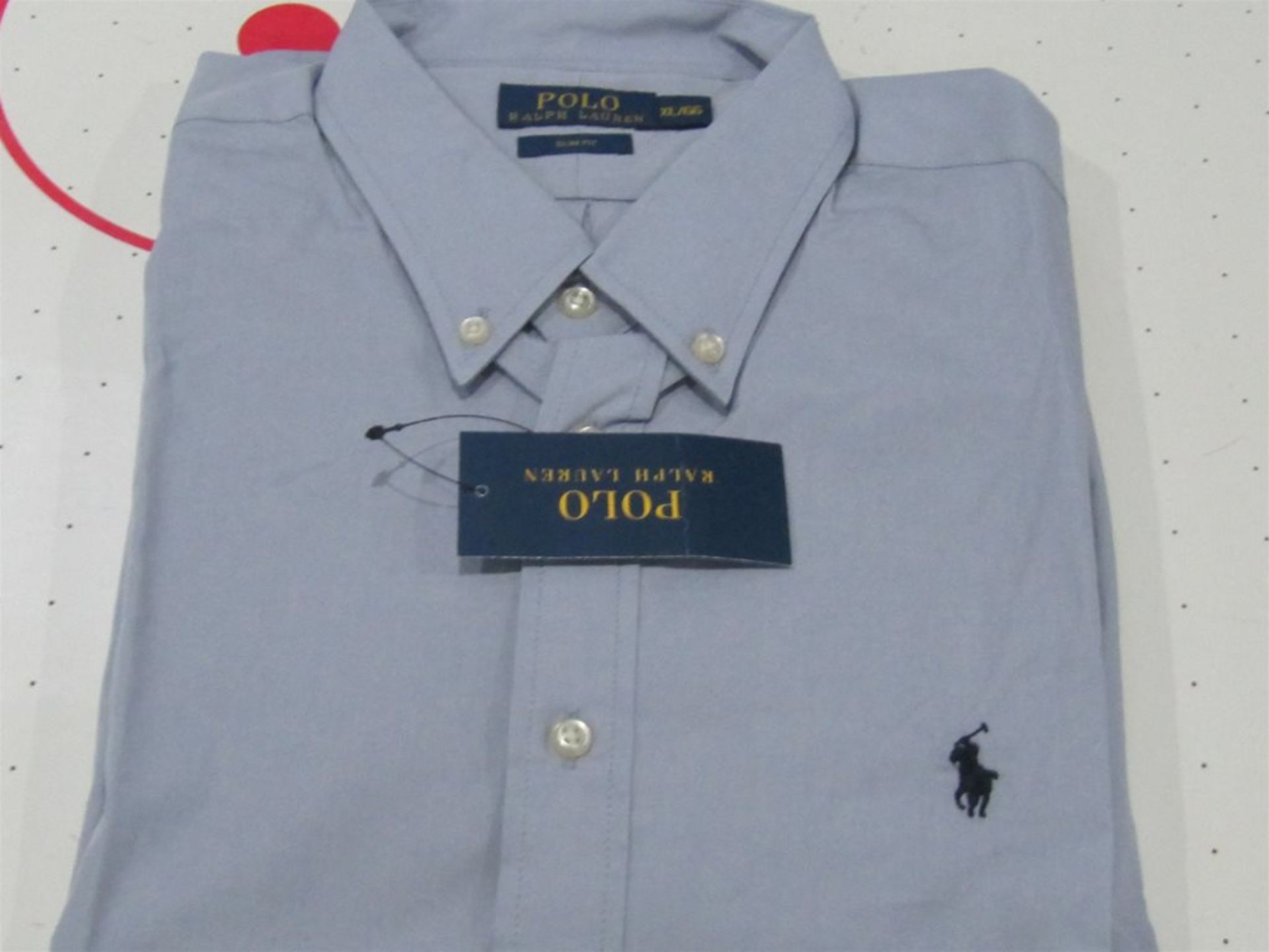 Ralph Lauren Shirt. Grey. Free Shipping when you Win 2 Lots or more.