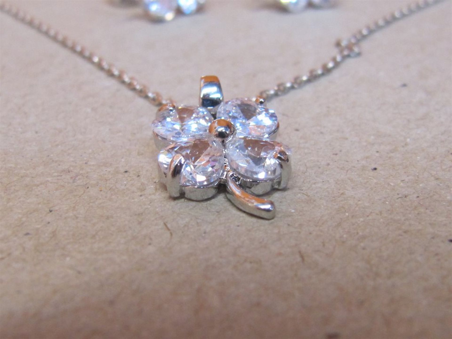 Necklace & Earring Set with Swarovski Elements. Free Shipping when you Win 2 Lots or more. - Image 7 of 7