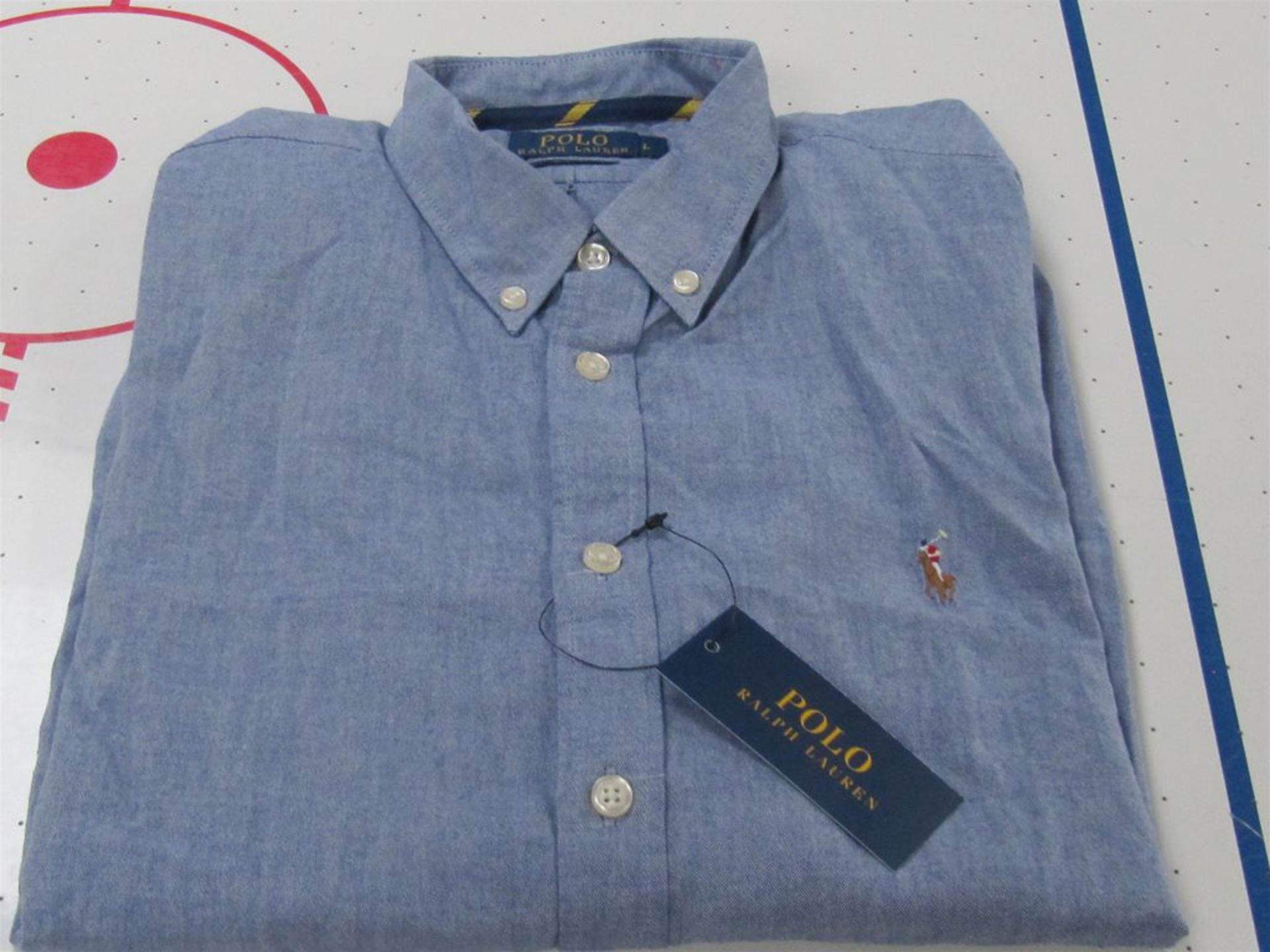 Ralph Lauren BSR Shirt. Blue. Free Shipping when you Win 2 Lots or more.