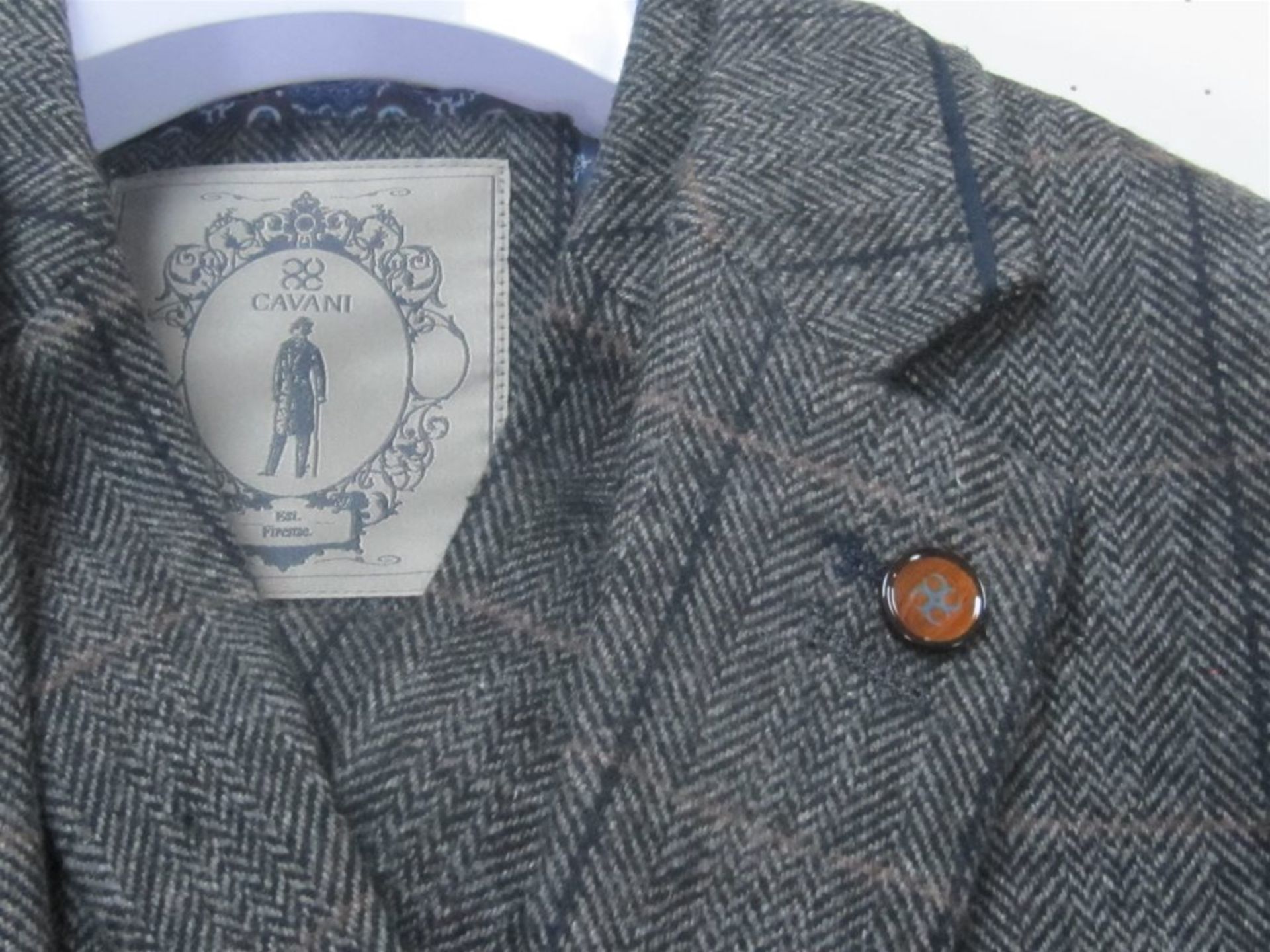 Mens 3 Piece Suit, Harris Tweed Style. 40" R. Free Shipping when you Win 2 Lots or more. - Image 3 of 8