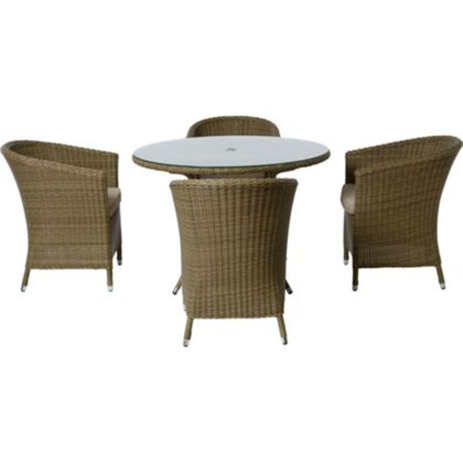 JOBLOT 5 PALLET S containing 5 x New Worcester 4 Seater Rattan Effect Garden Furniture Set. RRP £ - Image 4 of 5