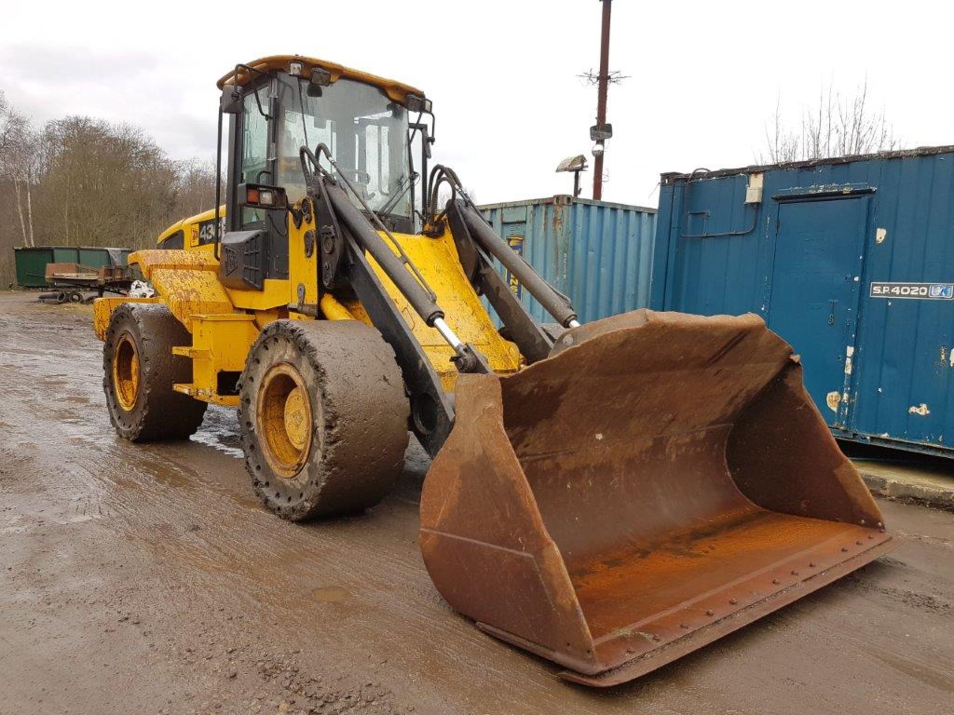 JCB 436 Loading Shovel 2005, Direct from work, quick hitch, bucket and solid tyres