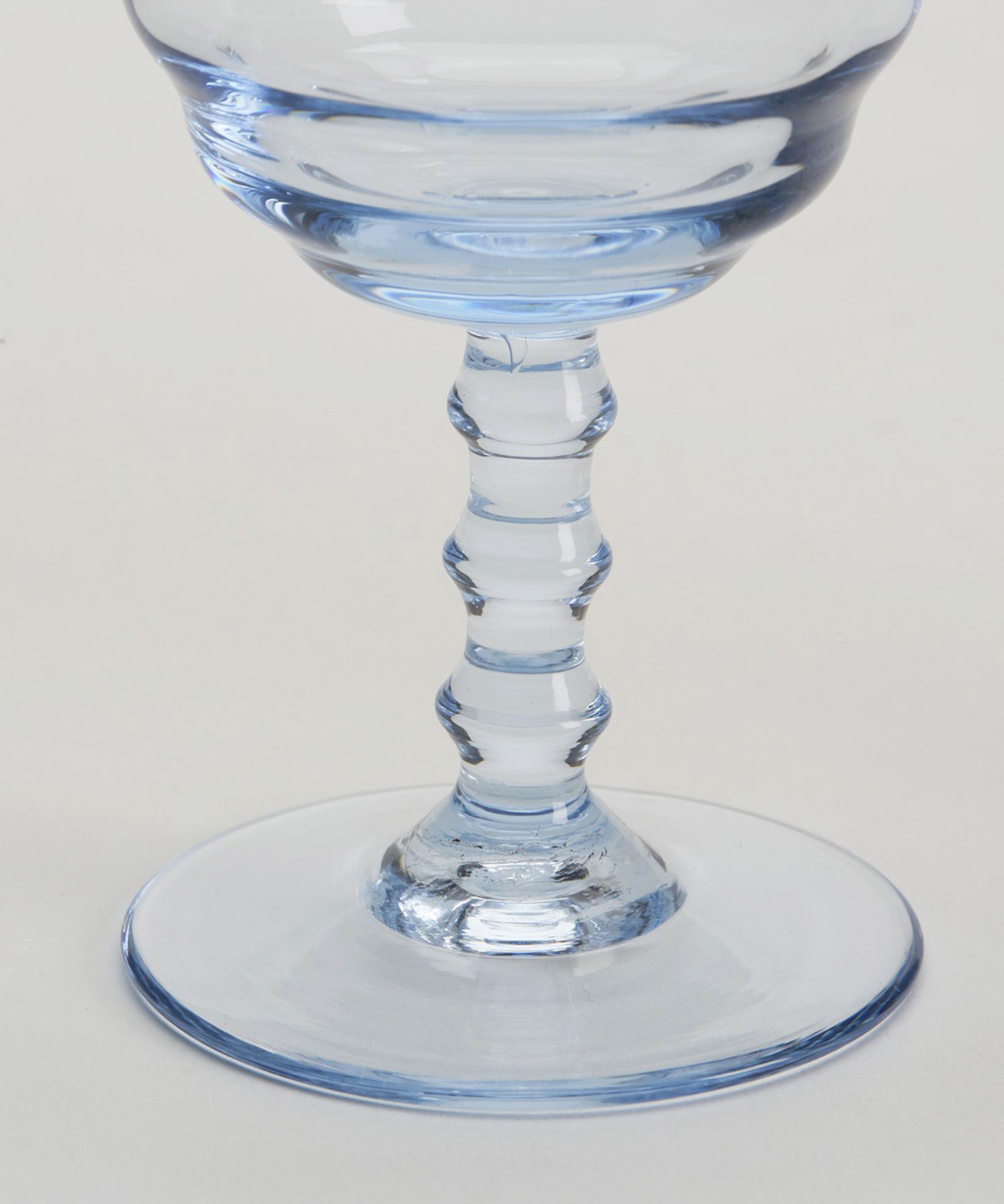 TWO VINTAGE VENETIAN WINE GLASSES 20TH C. - Image 2 of 5