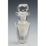 ANTIQUE MINIATURE CUT GLASS SCENT BOTTLE 19TH C.