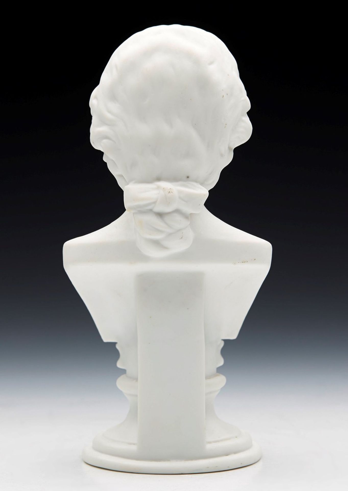 FINE ANTIQUE CONTINENTAL PARIAN BUST OF MOZART 19/20TH C. - Image 8 of 8