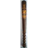 WW1 Era 1915-1919 Dated, City Of Manchester Police Special Constable's Truncheon