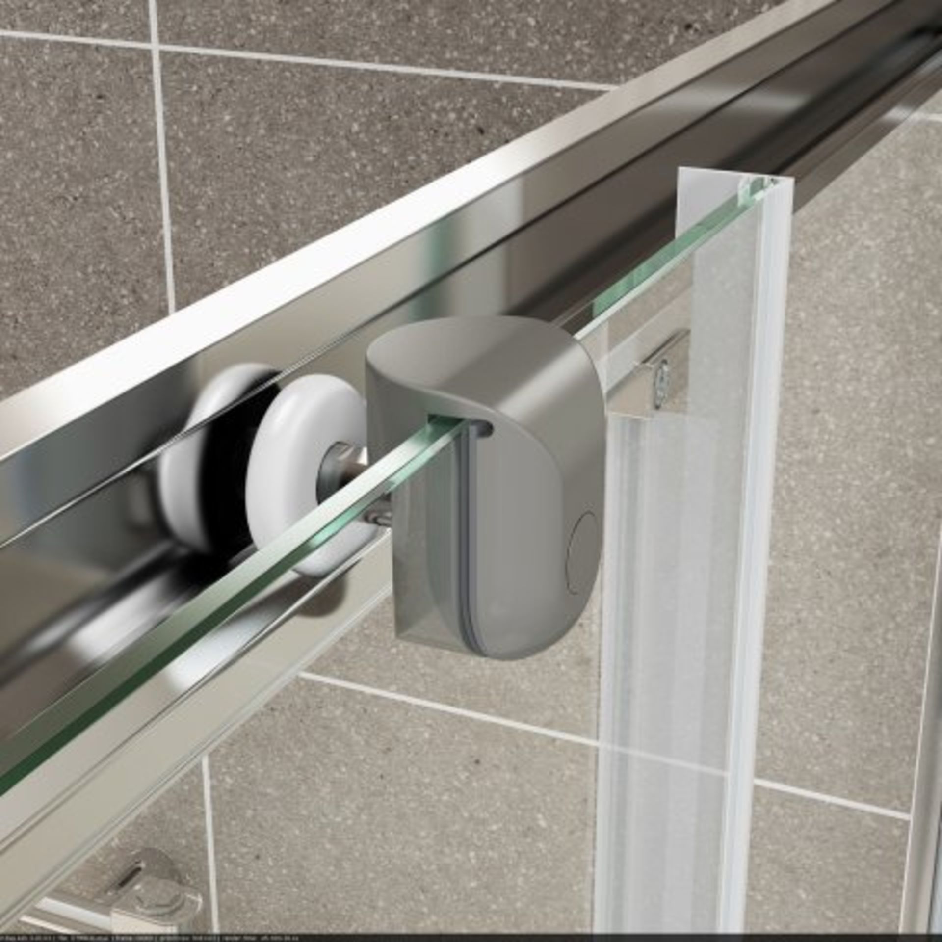 (M31) 1000mm - Elements Sliding Shower Door Our sliding door shower enclosures feature a stunning - Image 3 of 4