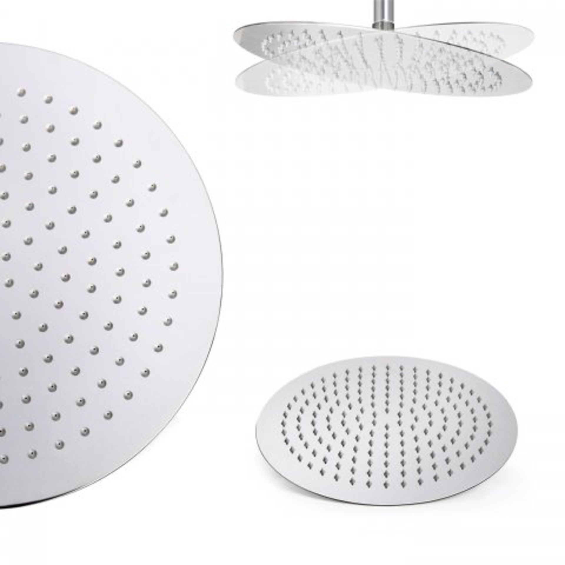 (M54) Stainless Steel 400mm Round Shower Head. RRP £195.99. Look no further than our lightweight - Image 2 of 3