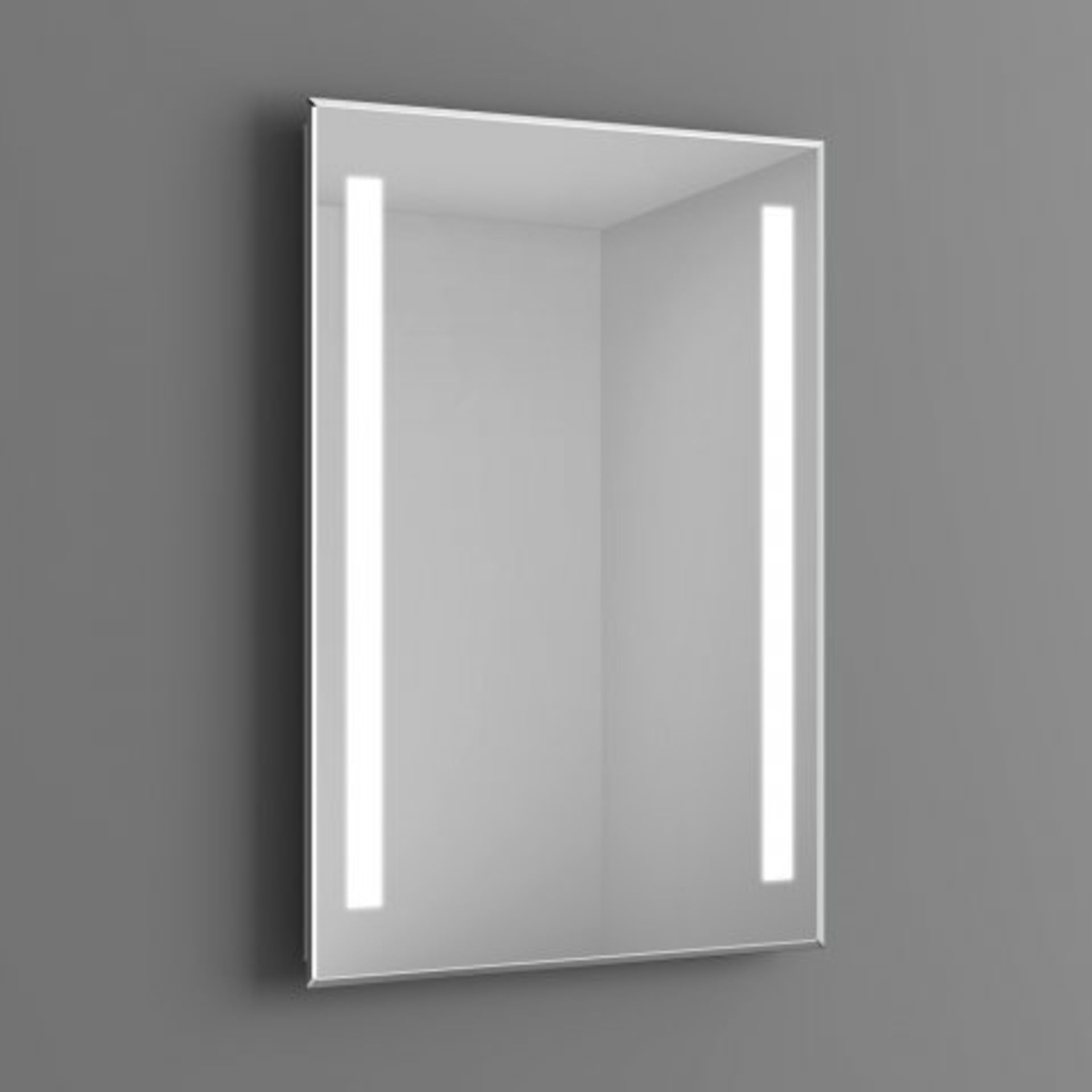 (M21) 600x800mm Omega Illuminated LED Mirror. RRP £349.99. Our ultra-flattering LED Mirror boats