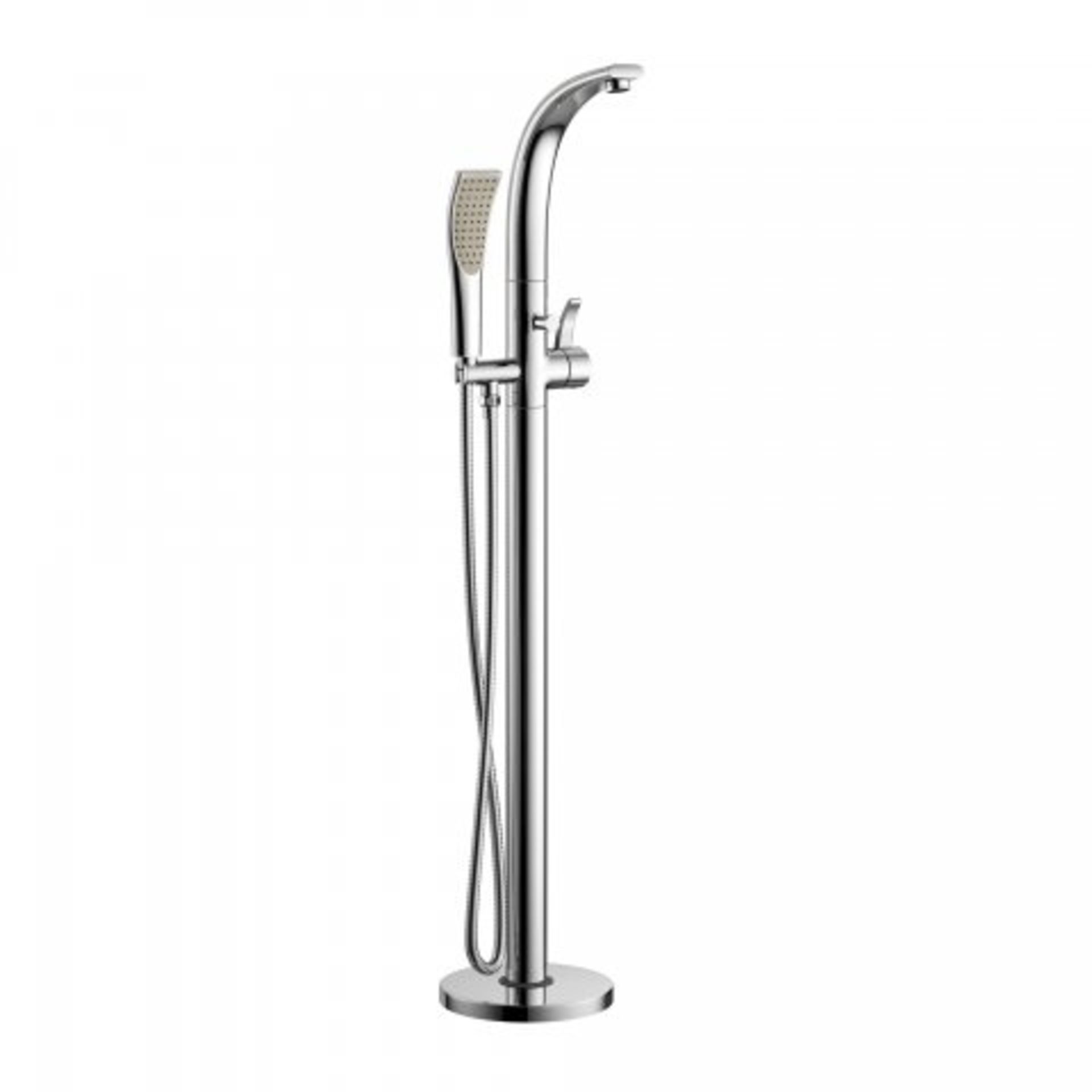 (M3) Vidago Freestanding Bath Mixer Tap with Hand Held Shower Head Add luxury and elegance to your - Image 2 of 2