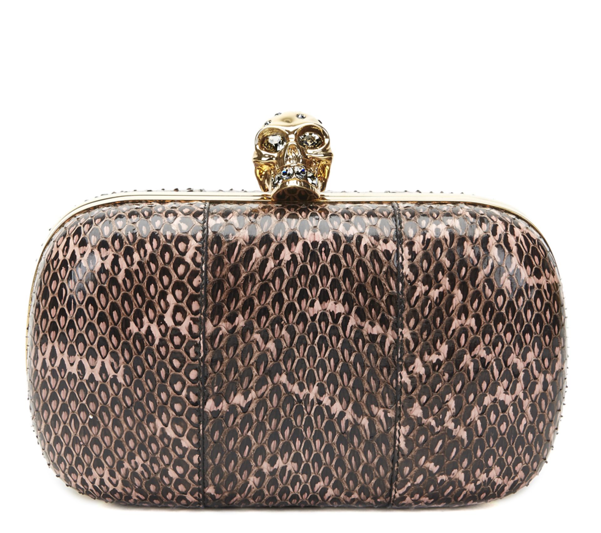 ALEXANDER MCQUEEN Skull Box Clutch