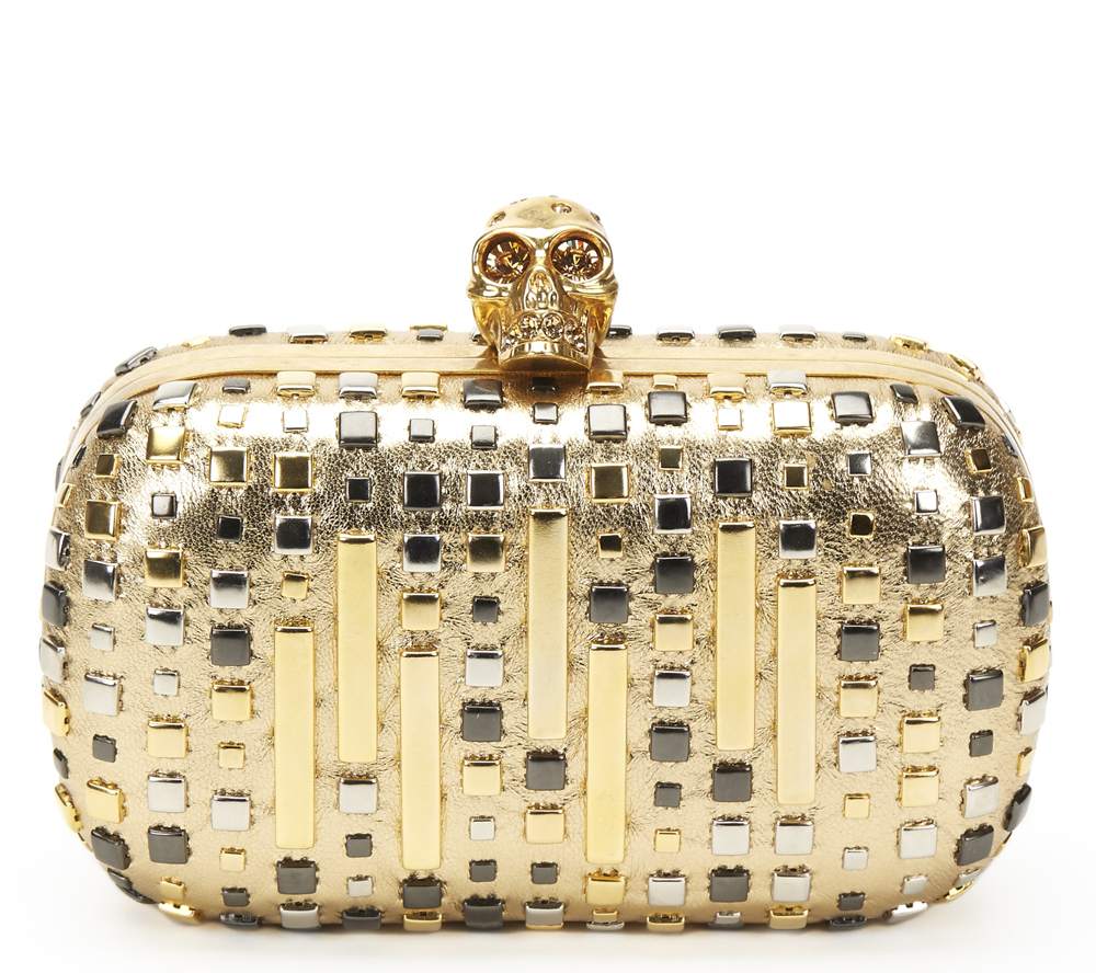 ALEXANDER MCQUEEN Skull Box Clutch